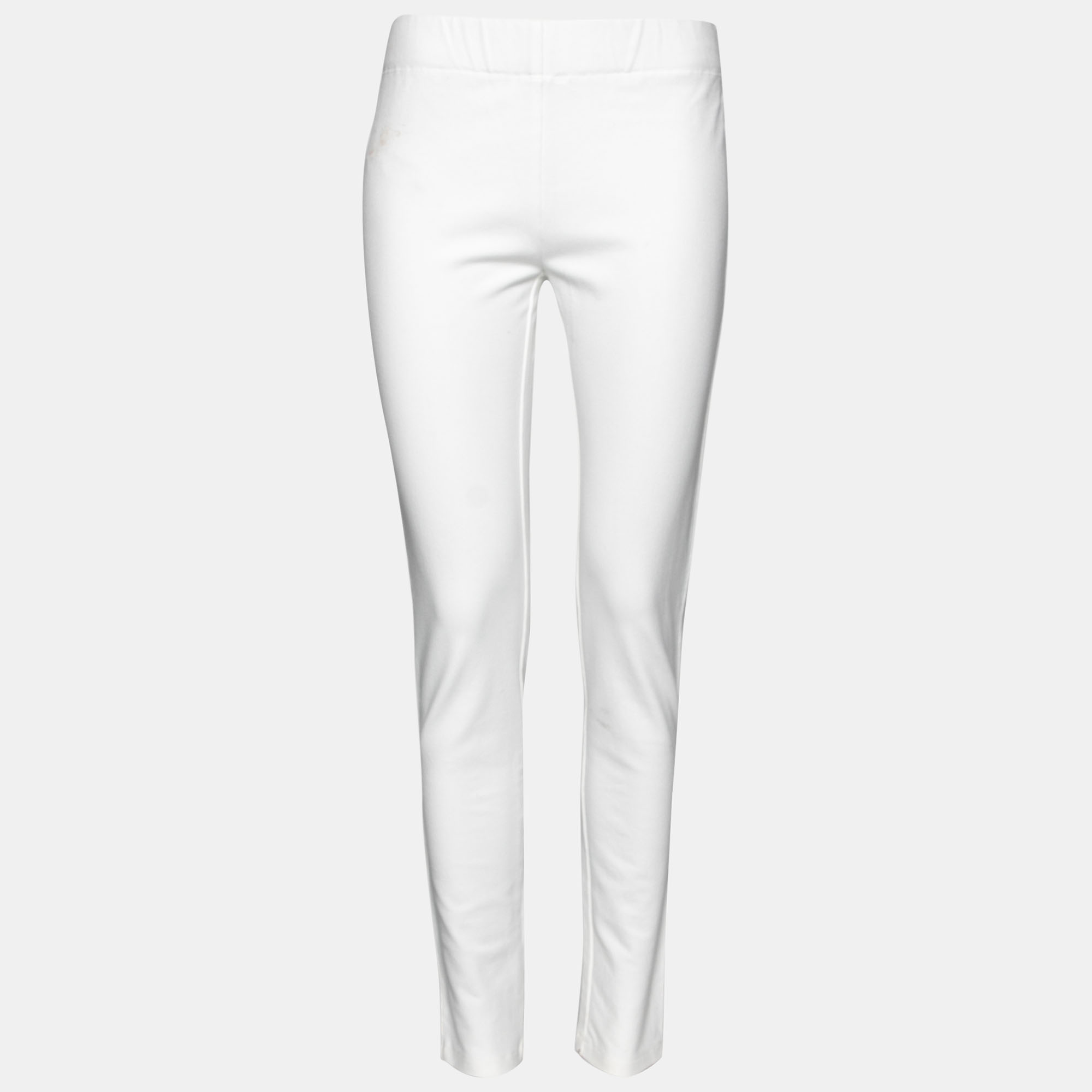 

Joseph White Stretch Knit Slim Fit Leggings L