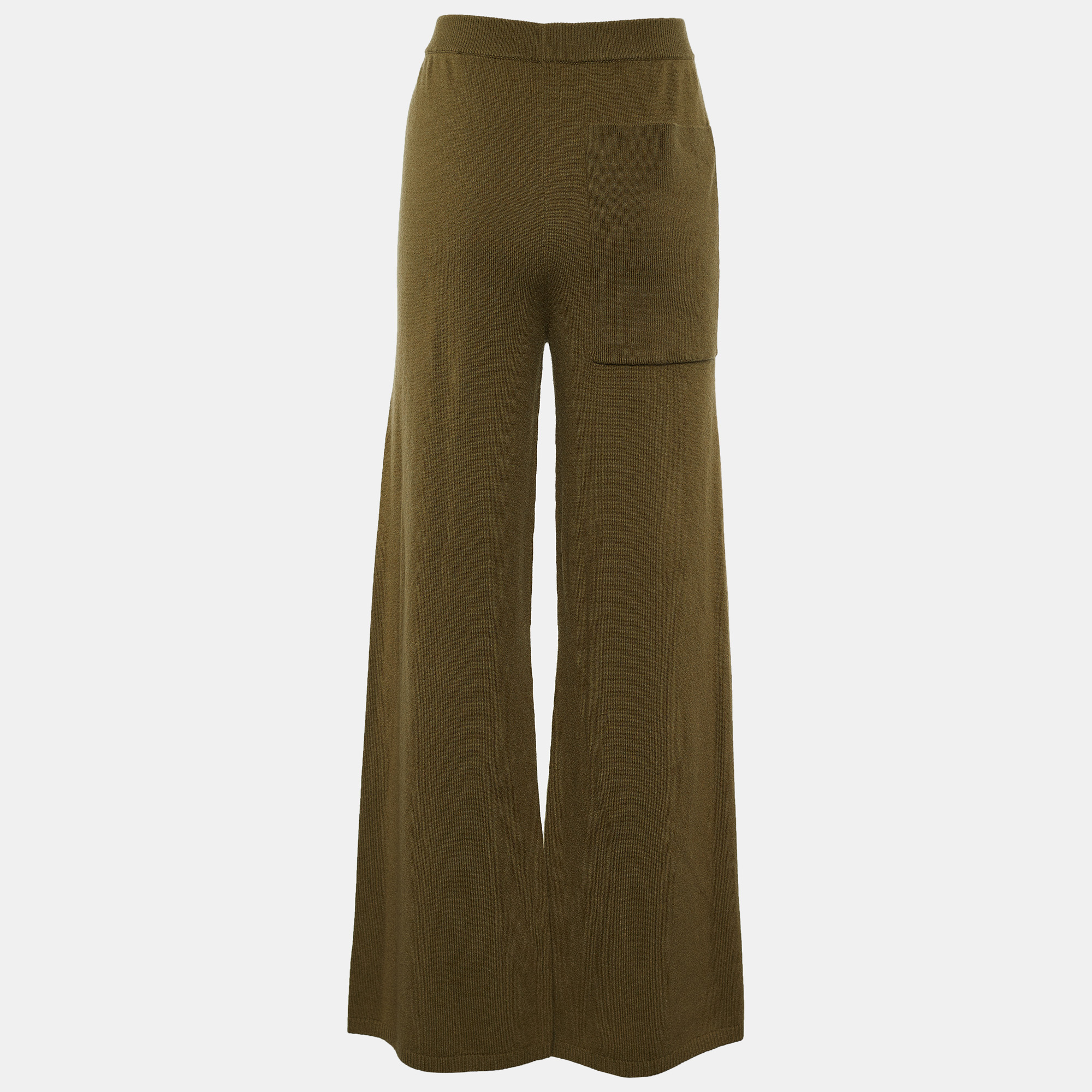 

Joseph Khaki Green Mongolian Cashmere Knit Pants