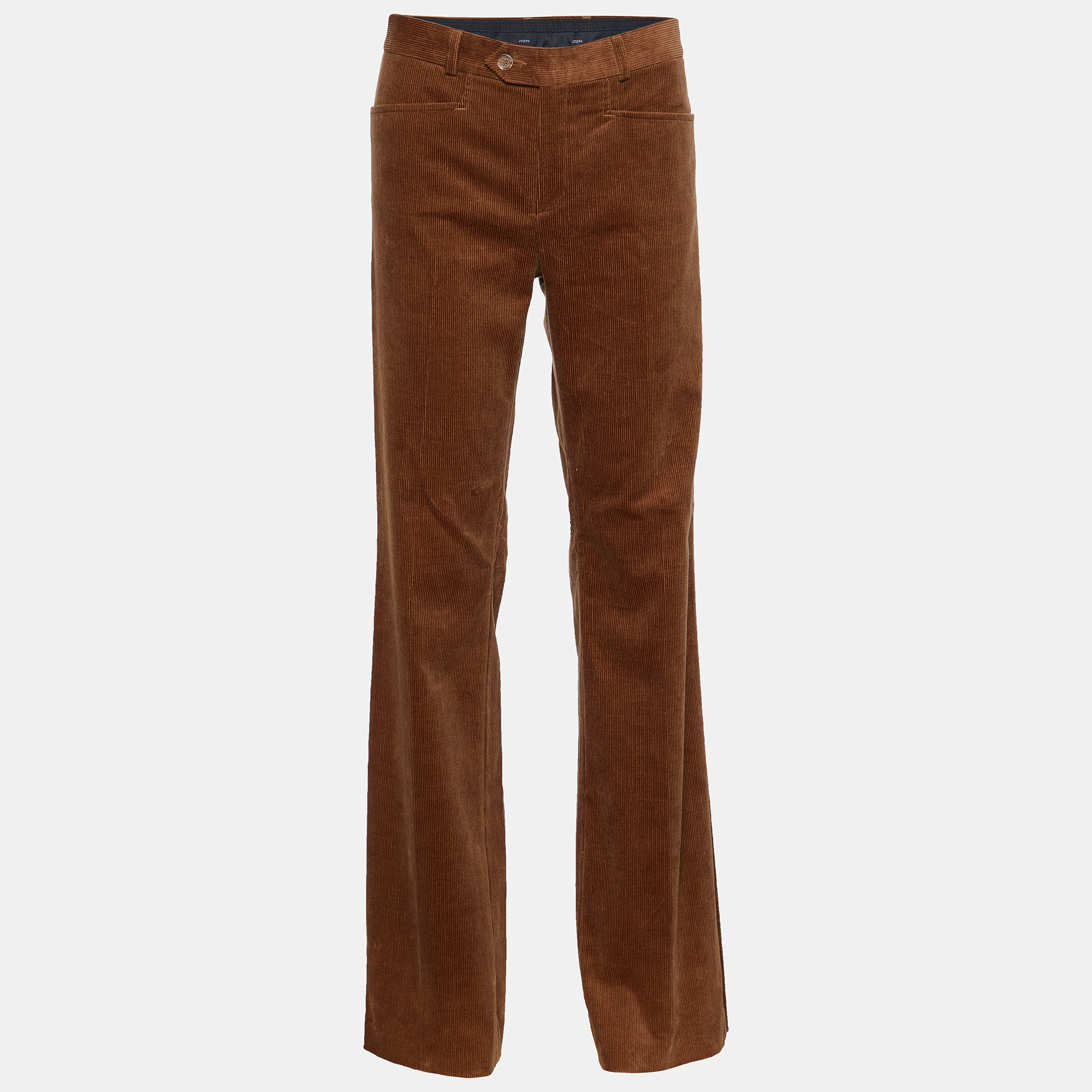 Pre-owned Joseph Brown Corduroy Flared Trousers M