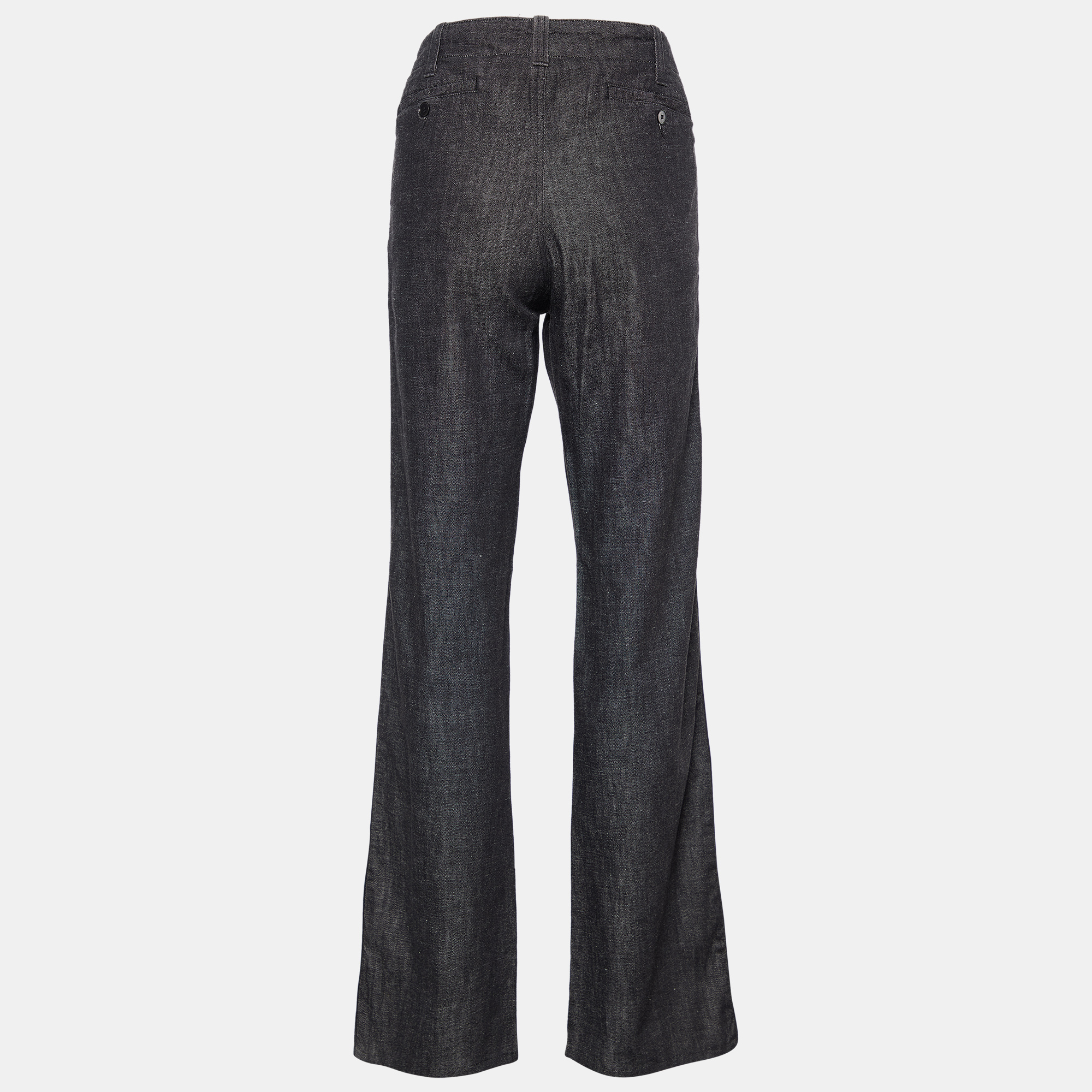 

Joseph Grey Cotton Flared Trousers