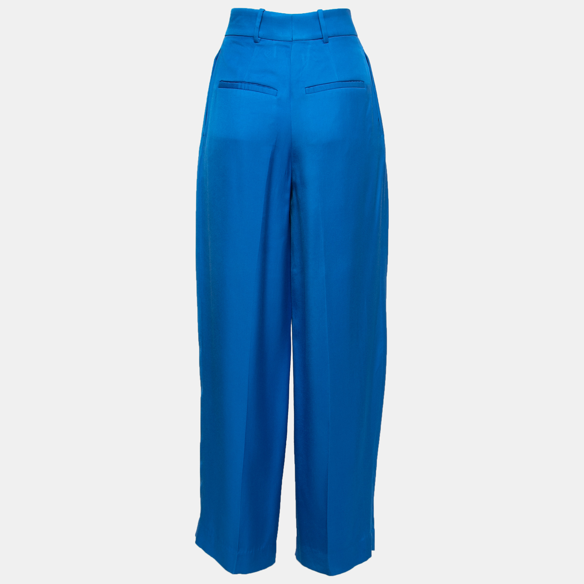 

Joseph Blue Twill Wide Leg Trousers