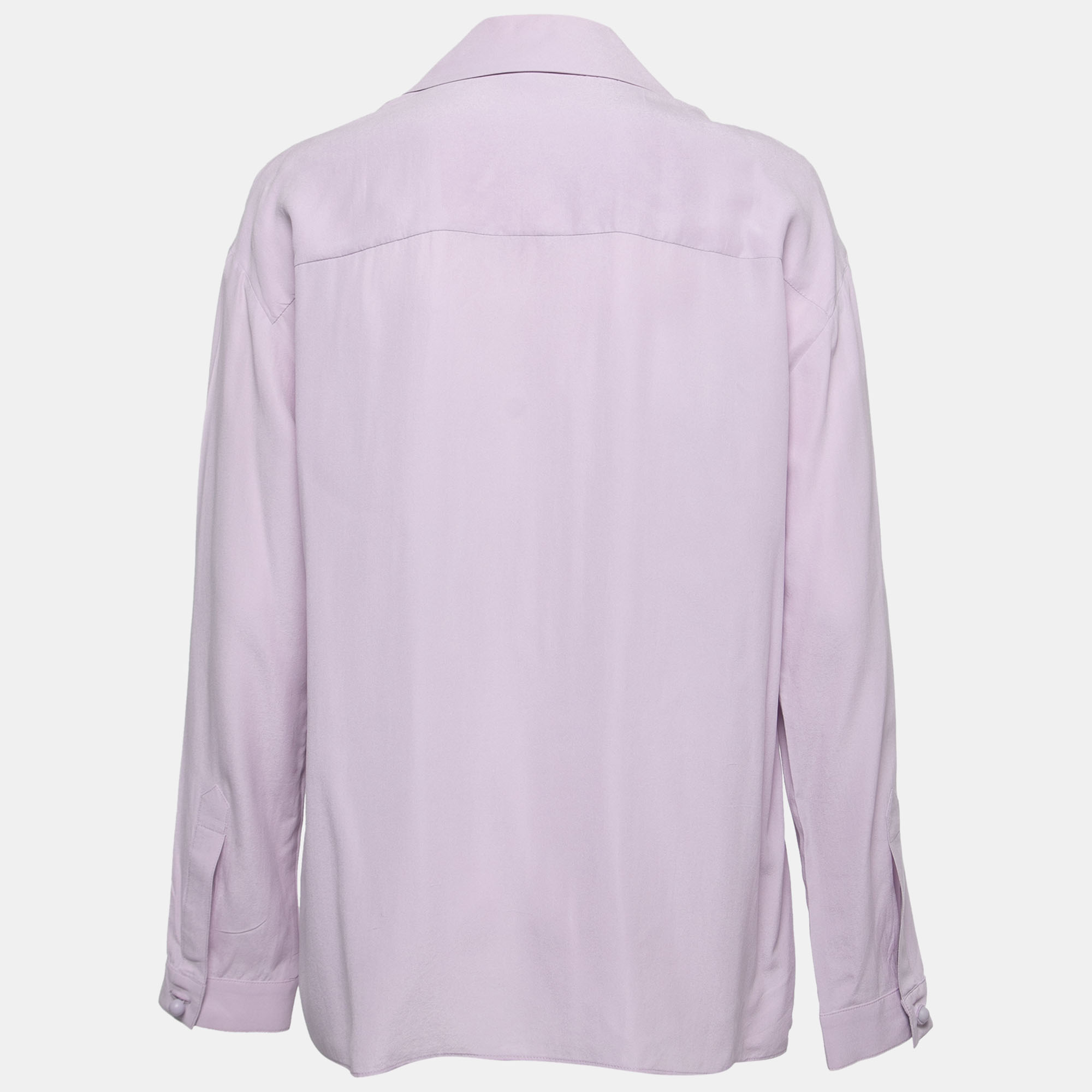 

Joseph Purple Silk Pocket Detail Shirt