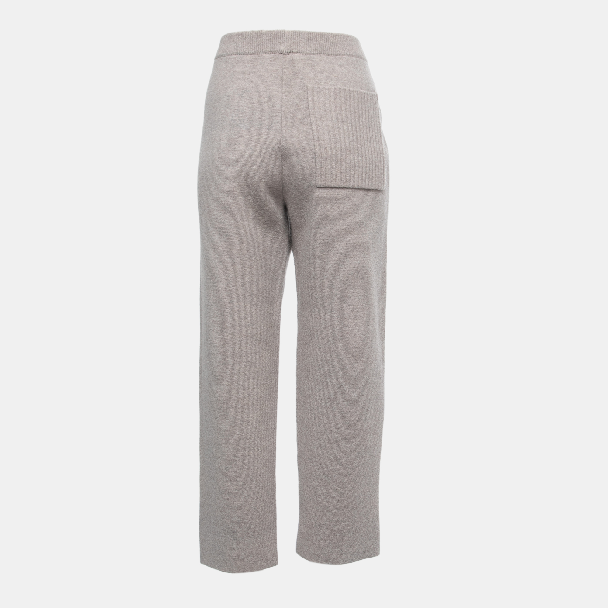 

Joseph Grey Ribbed Wool Knit Pants