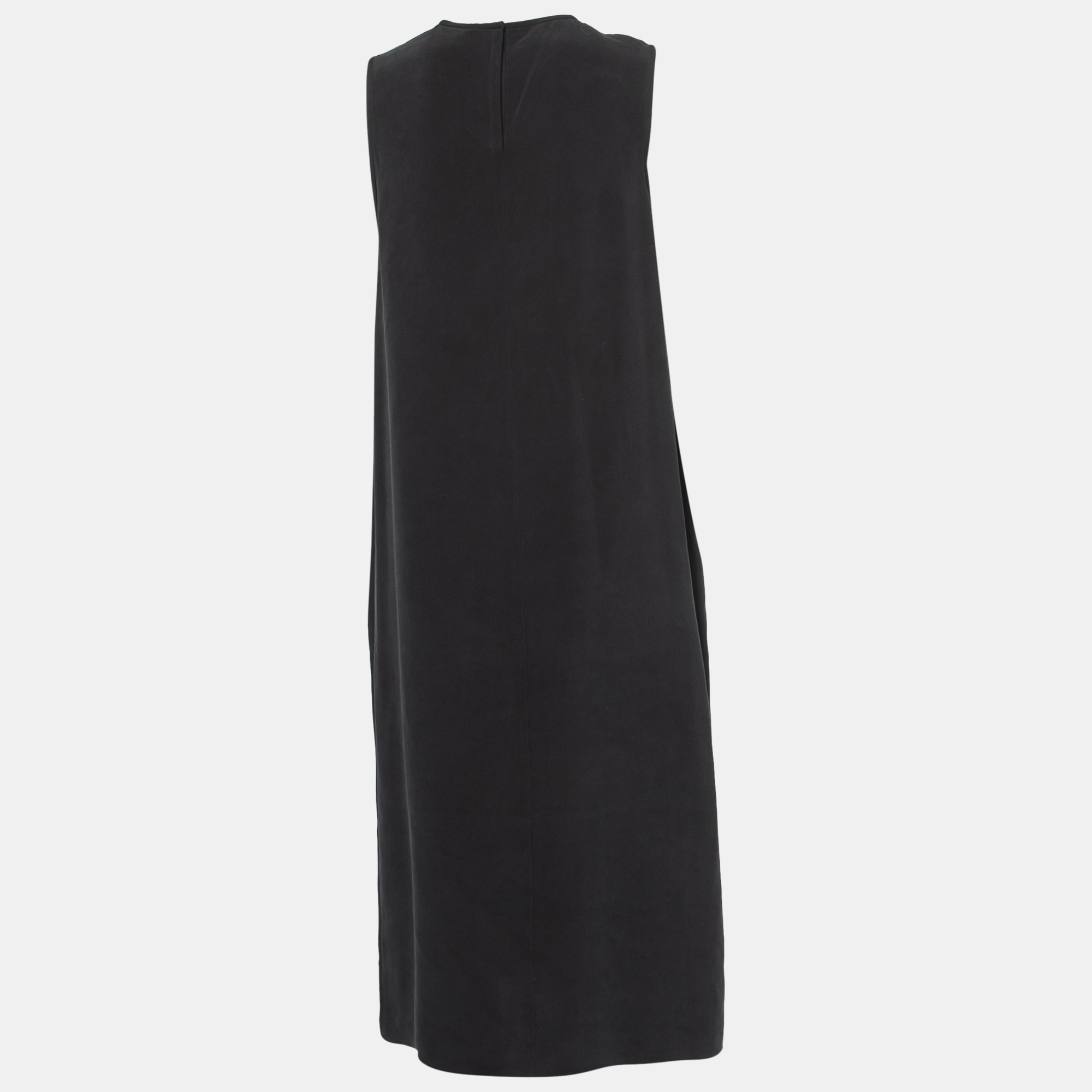 

Joseph Black Silk Sleeveless Midi Dress