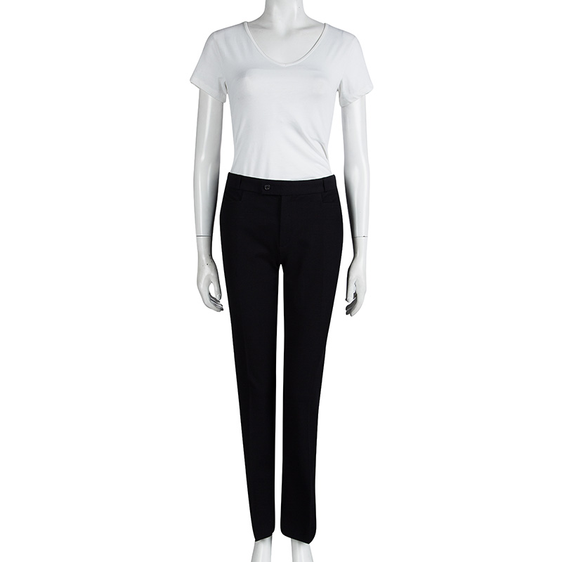 

Joseph Navy Blue Stretch Denim Boot Cut Trousers