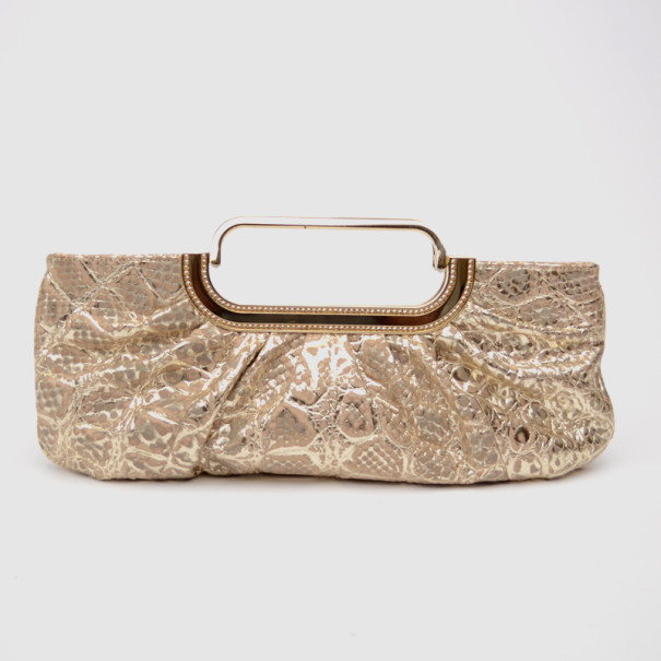 Judith Leiber Animal Sally Metallic Python Clutch Judith Leiber | The ...