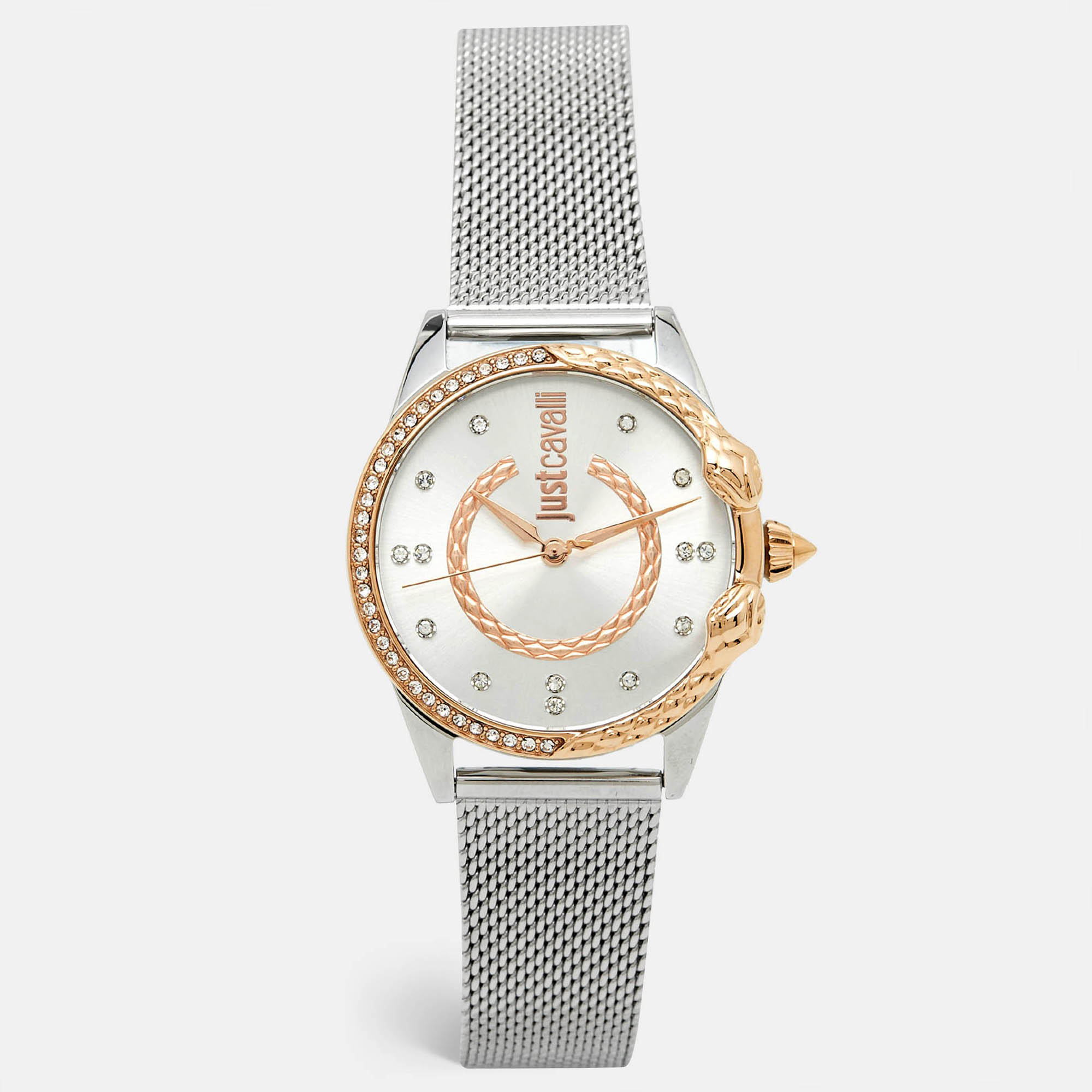 

Just Cavalli Serpente JC1L095M0105 Silver Dial Two-Tone Stainless Steel Women's Wristwatch