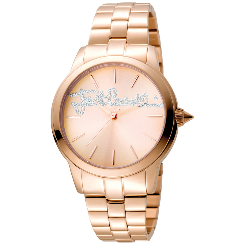 

Just Cavalli Rose Gold Plated Stainless Steel Logo JC1L006M0105 Women's Wristwatch