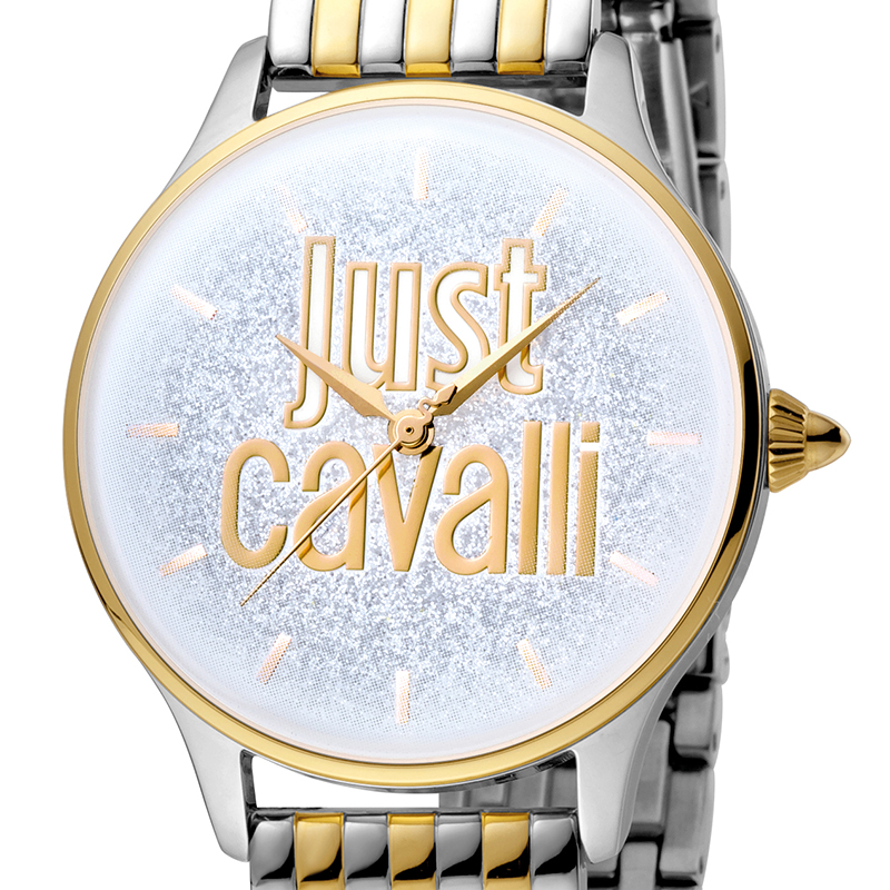 

Just Cavalli Silver Gold Plated Stainless Steel JC1L043M0055 Women's Wristwatch