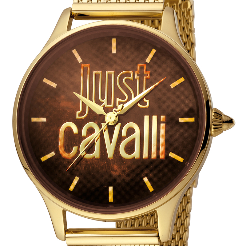 

Just Cavalli Brown Gold Plated Stainless Steel JC1L032M0115 Women's Wristwatch