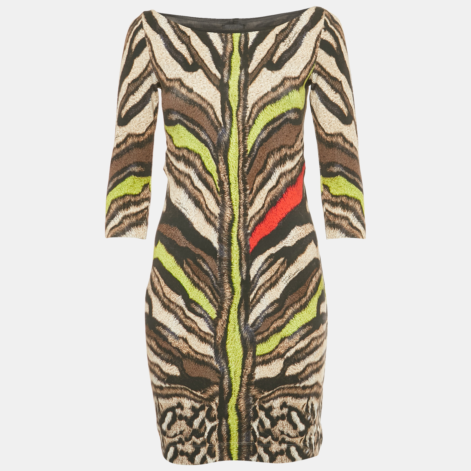 

Just Cavalli Multicolor Animal Print Jersey Mini Dress S