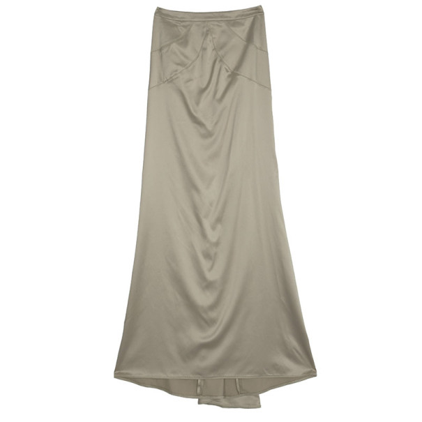 Pre Owned Just Cavalli Fishtail Satin Maxi Skirt M