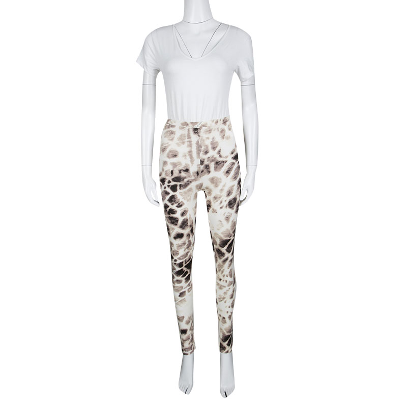 

Just Cavalli Animal Print Stretch Jersey Leggings, Multicolor