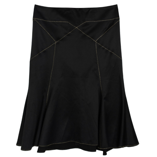 Pre Owned Just Cavalli Black Skirt M