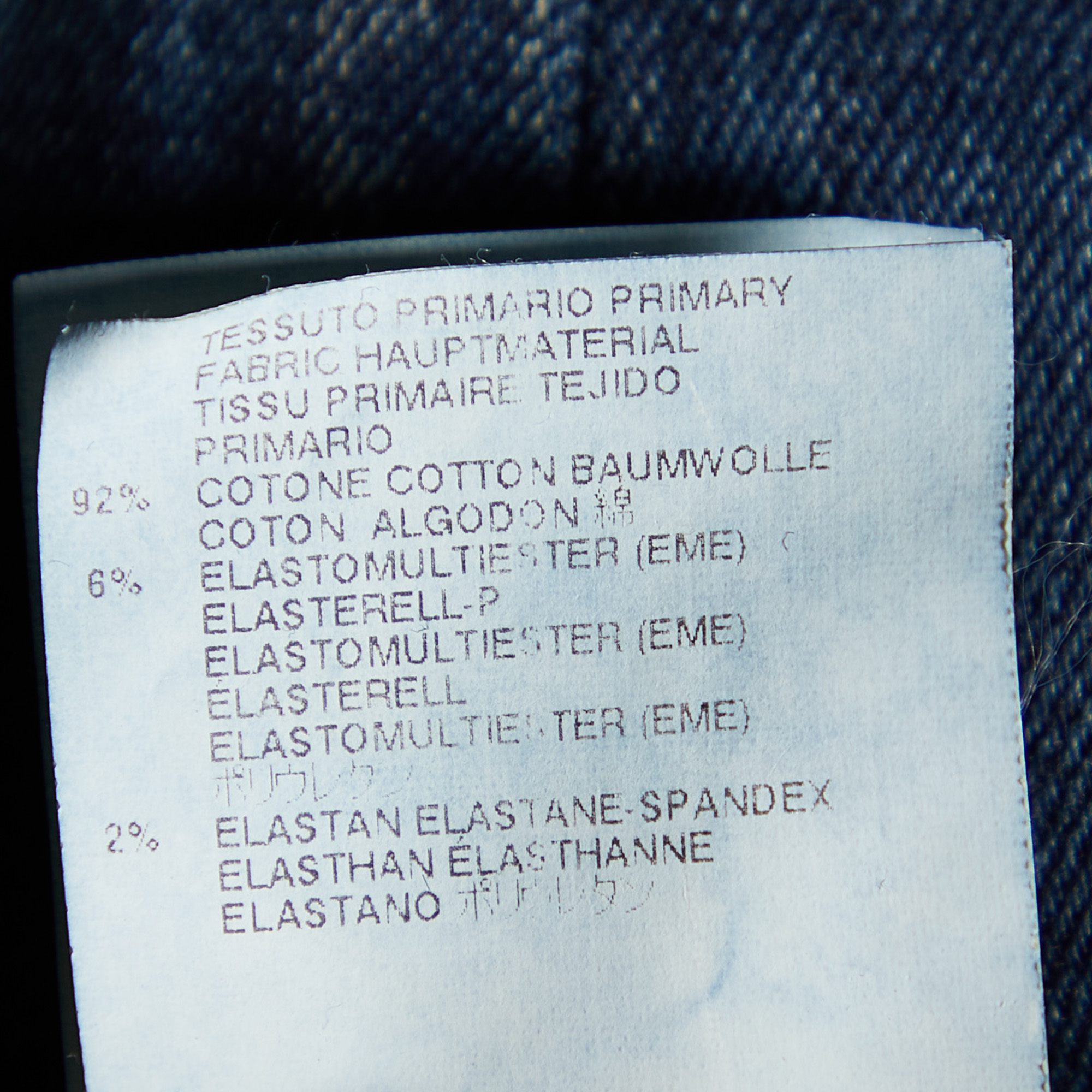 Just Cavalli Navy Blue Stretch Denim Skinny Leg Jeans S 