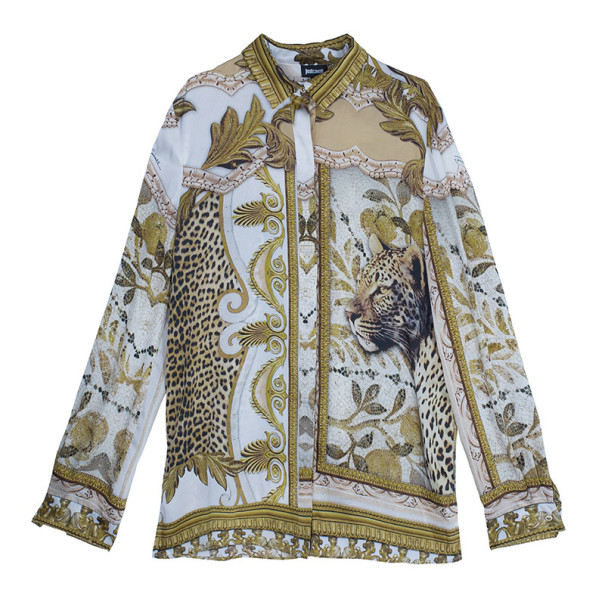 مملوكة مسبقًا Just Cavalli Printed Shirt M