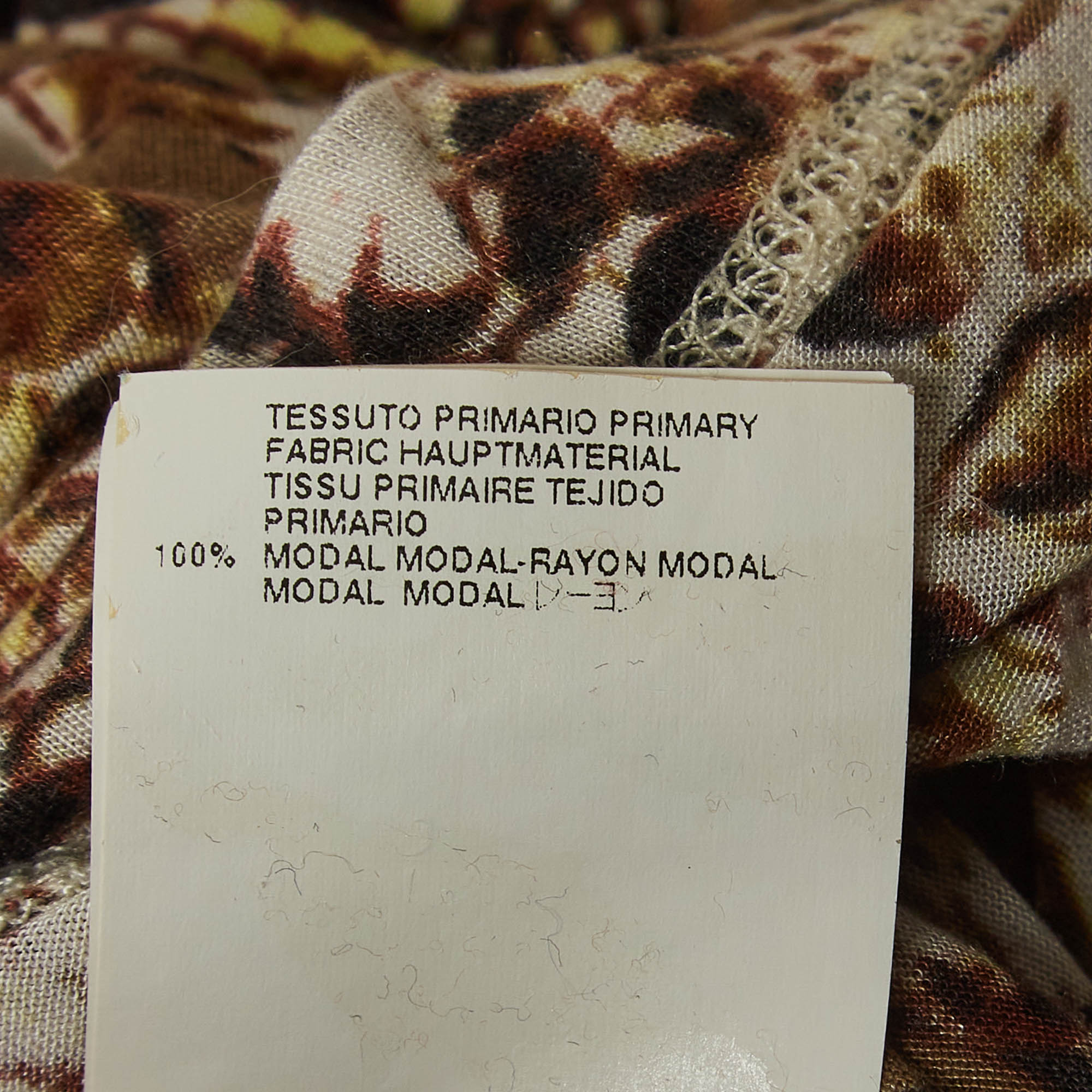 Just Cavalli Multicolor Snakeskin Print Knit Mini Dress XS 