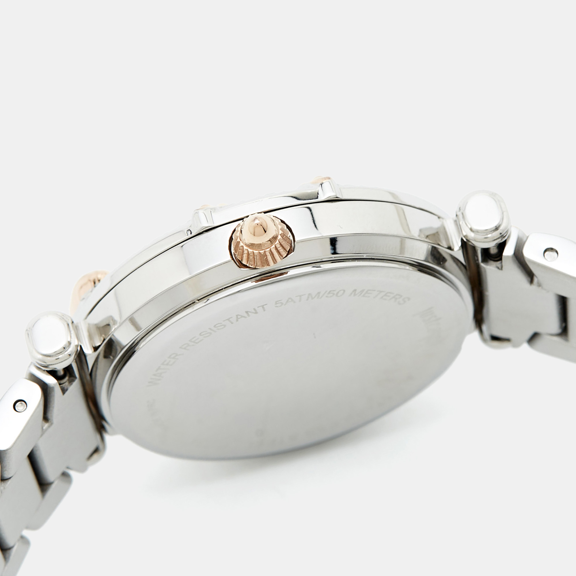 Just Cavalli Silver Two Tone Stainless Steel Animalier JC1L234M0265 Women`s Wristwatch 32 mm 