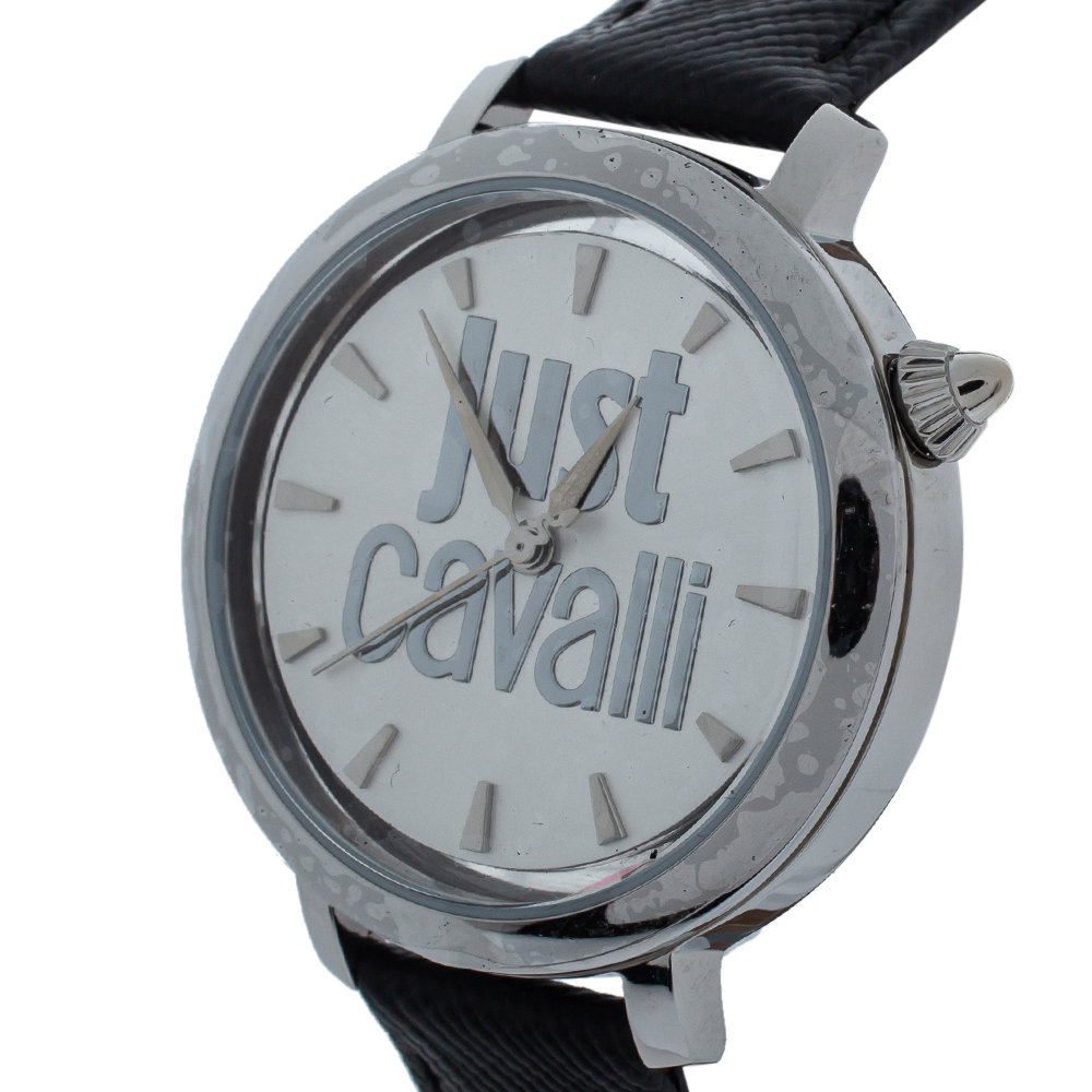 

Just Cavalli White Stainless Steel Logo JC1L007L0015 Women's Wristwatch