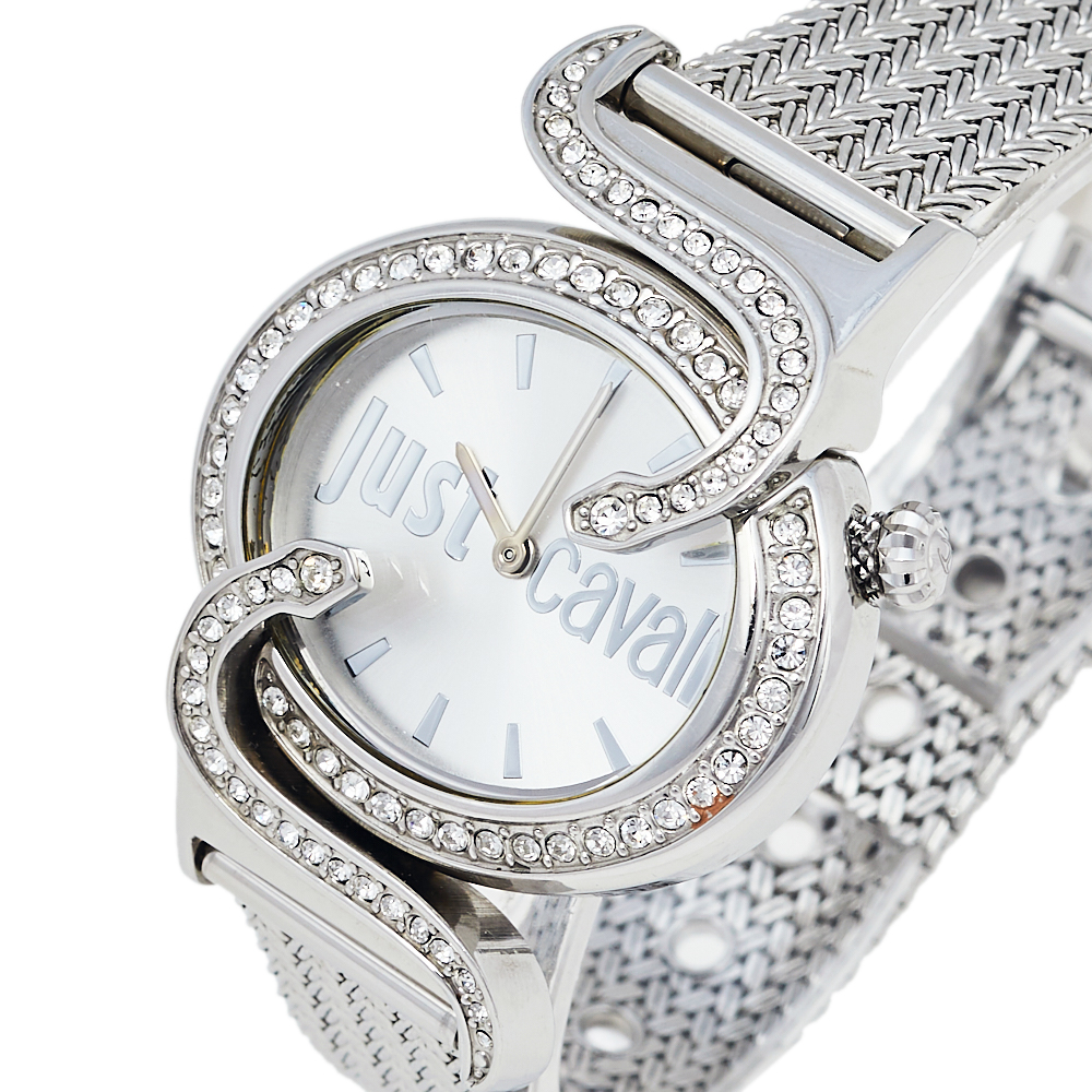 

Just Cavalli Silver Stainless Steel Sin R7253591503 Women's Wristwatch