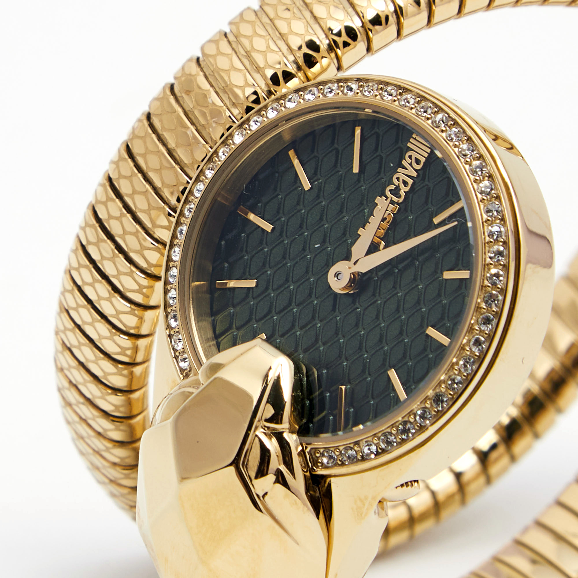 

Just Cavalli Green Gold Plated Stainless Steel JC1L067M0035 Women's Wristwatch