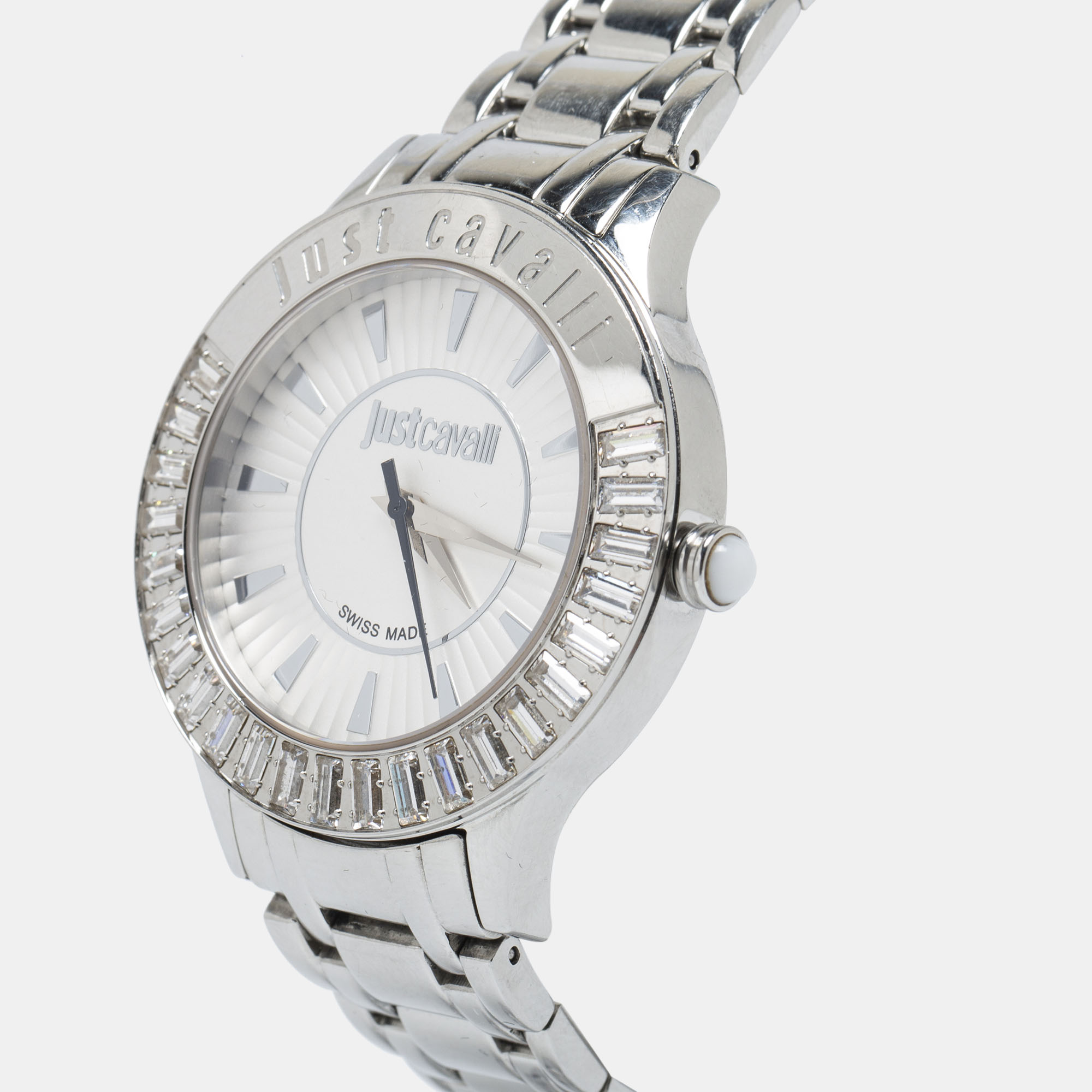 

Just Cavalli Silver Stainless Steel Luminal R7253597501 Women's Wristwatch