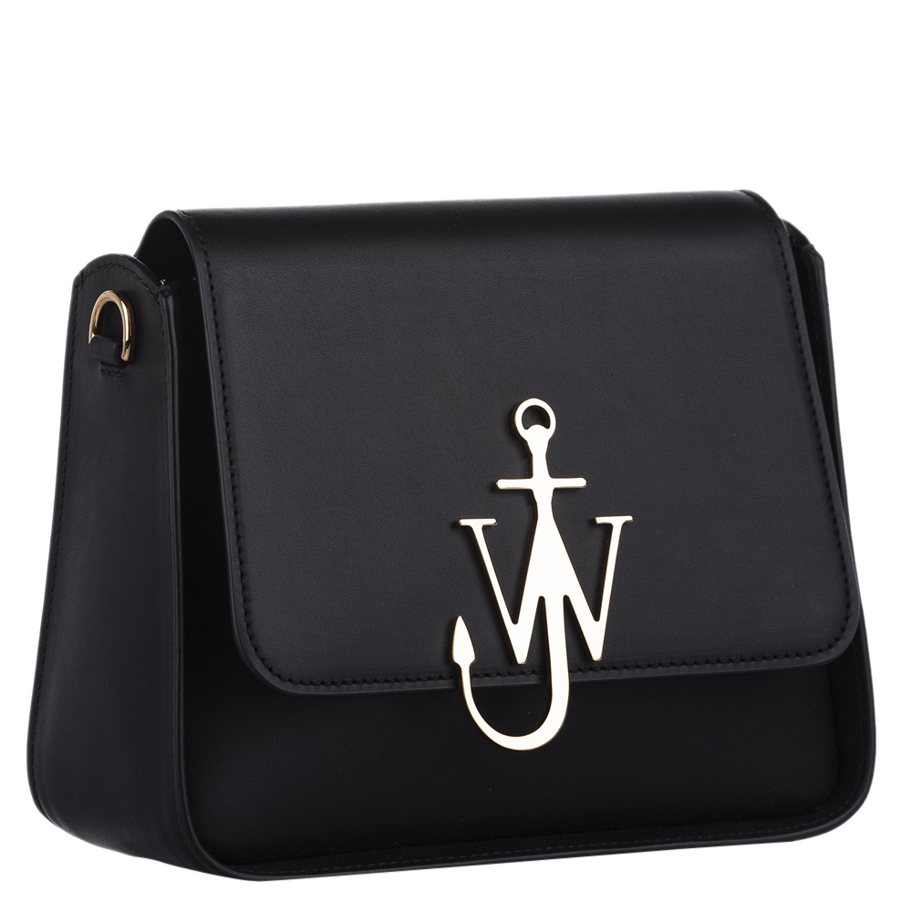 

JW Anderson Black Leather Anchor Box Bag