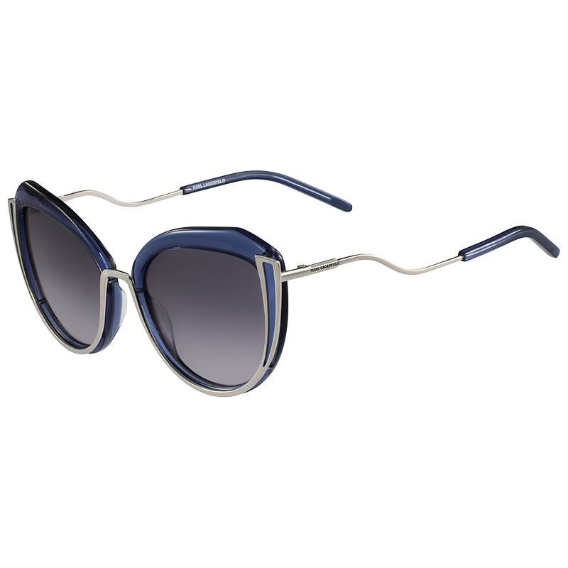 

Karl Lagerfeld Shiny Grey KL928S Cat Eye Sunglasses