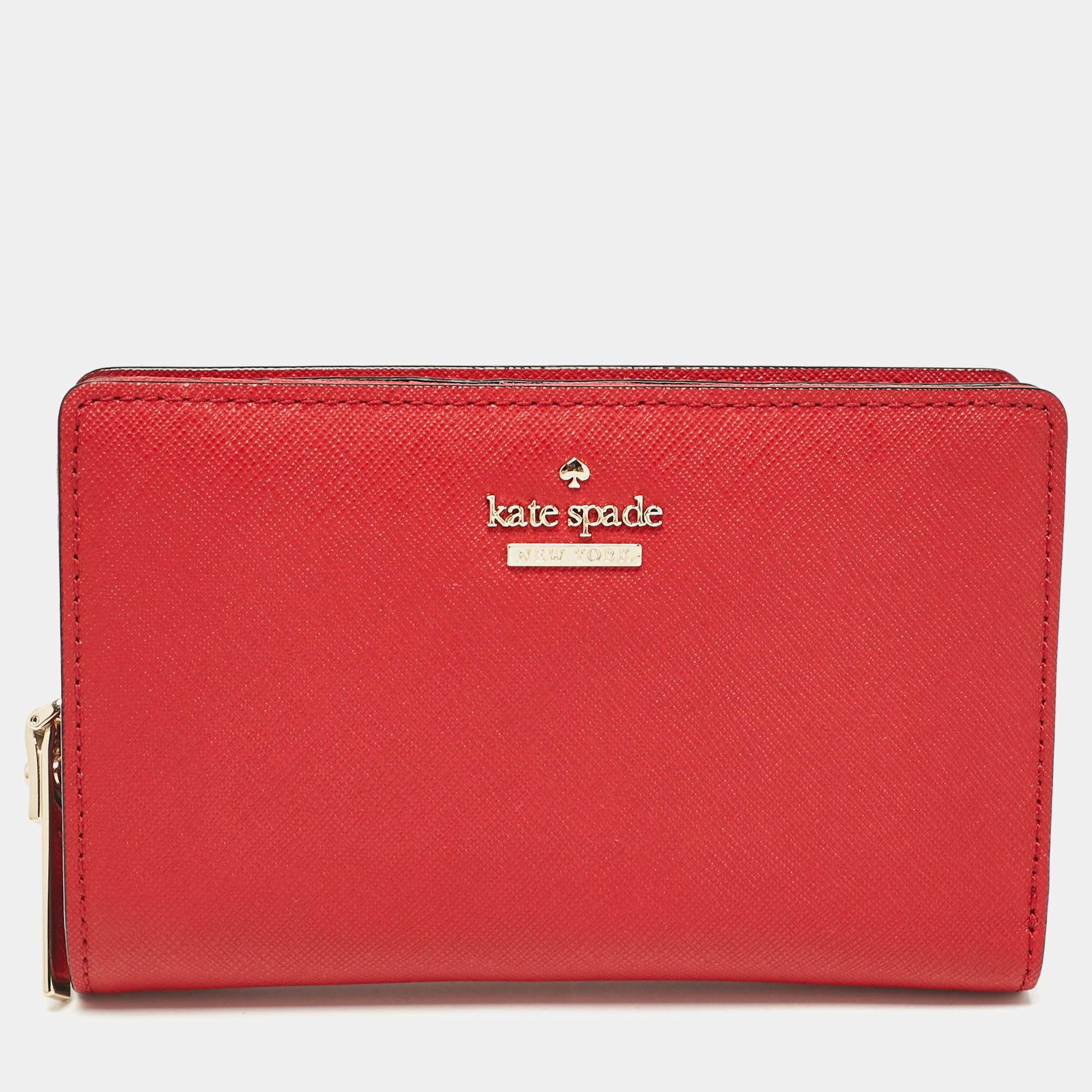 

Kate Spade Red Leather French Wallet