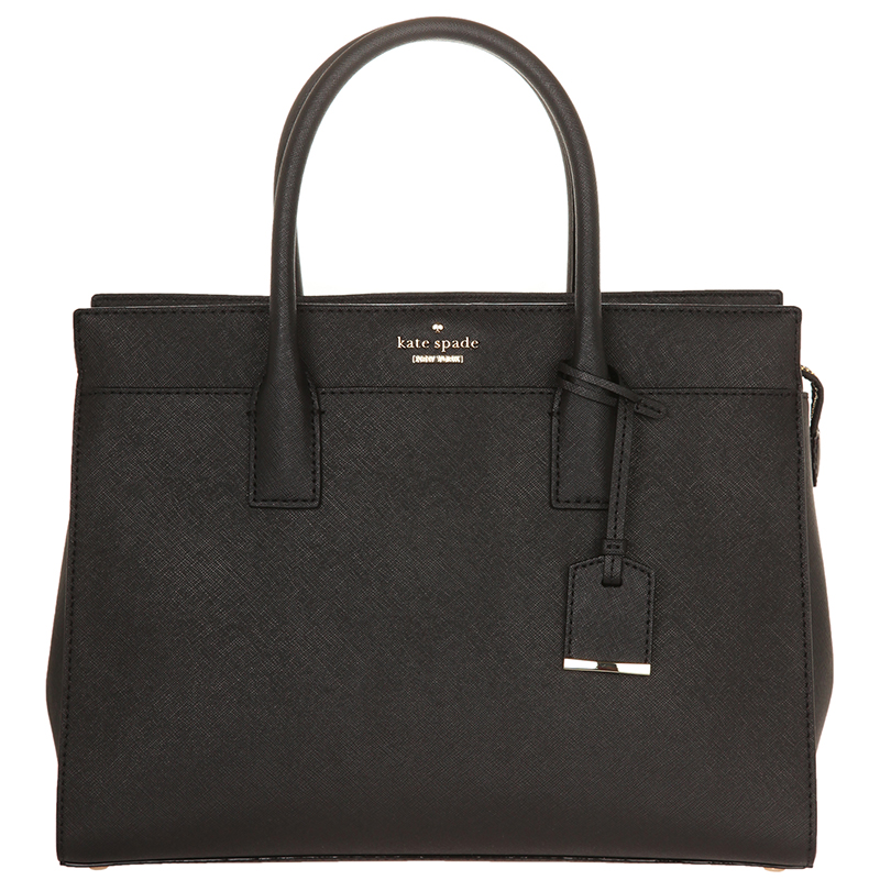 Pre Owned Kate Spade Black Leather Cameron Street Candace Satchel Bag