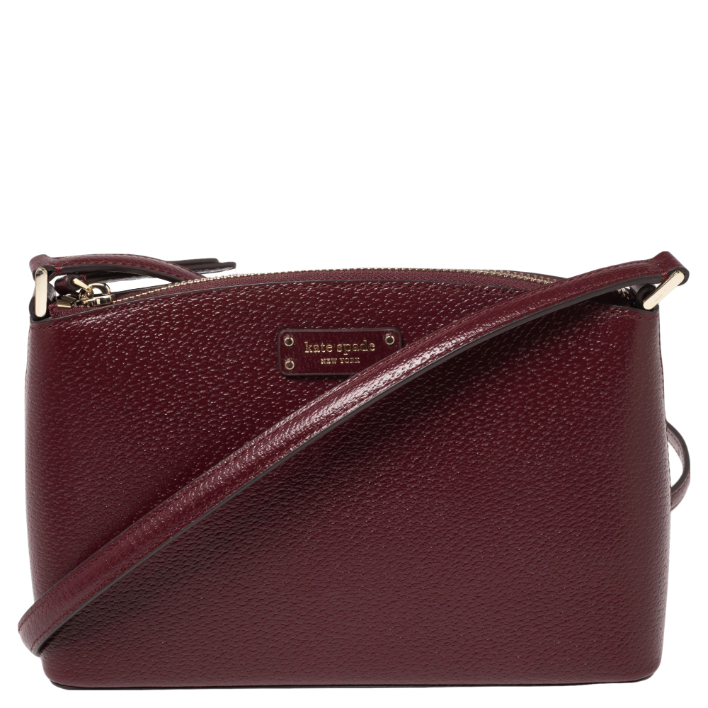 burgundy kate spade crossbody