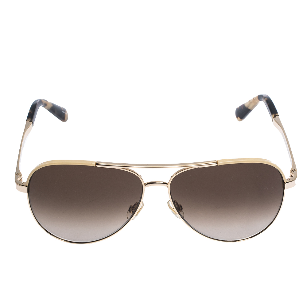 

Kate Spade Gold/Brown Gradient Amarissa Aviator Sunglasses