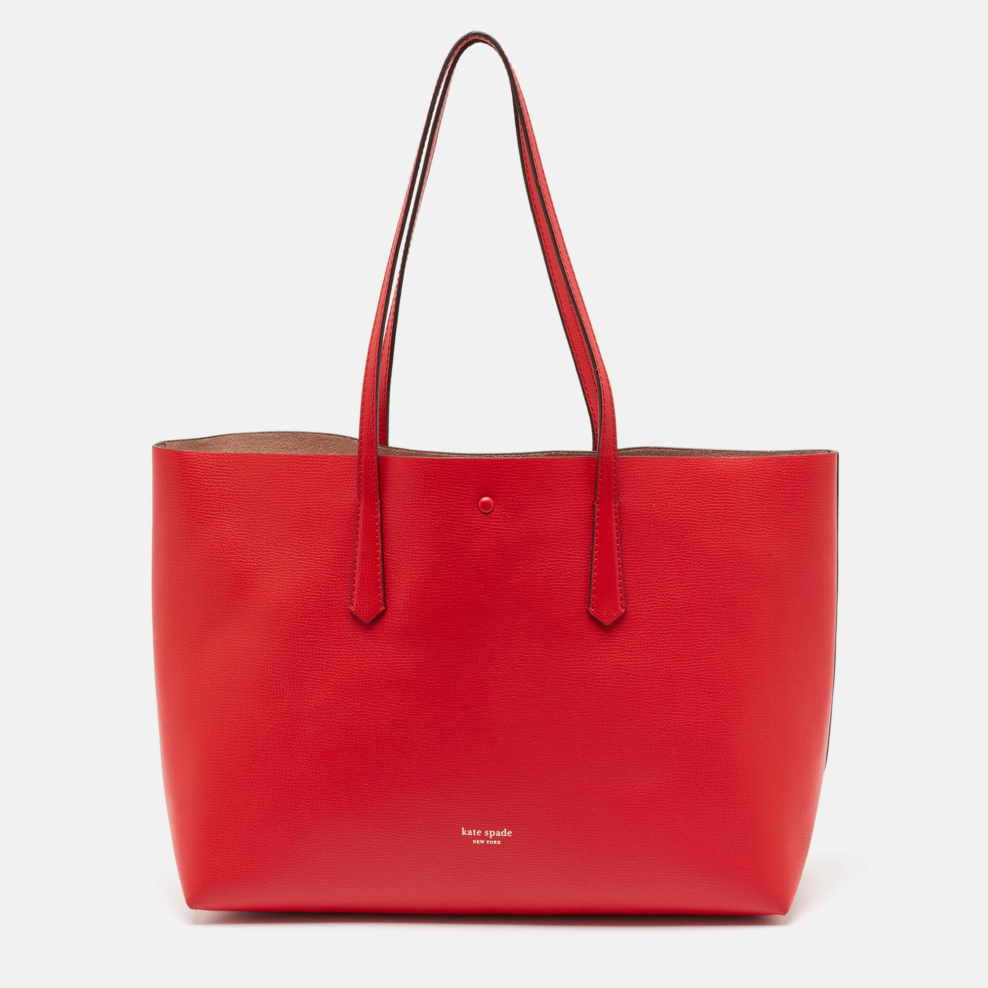 

Kate Spade Red Leather Large Molly Tote