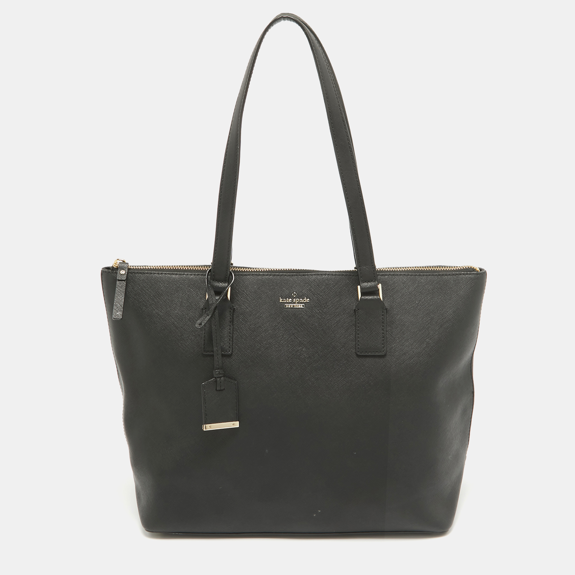 

Kate Spade Black Leather Cameron Street Lucie Tote