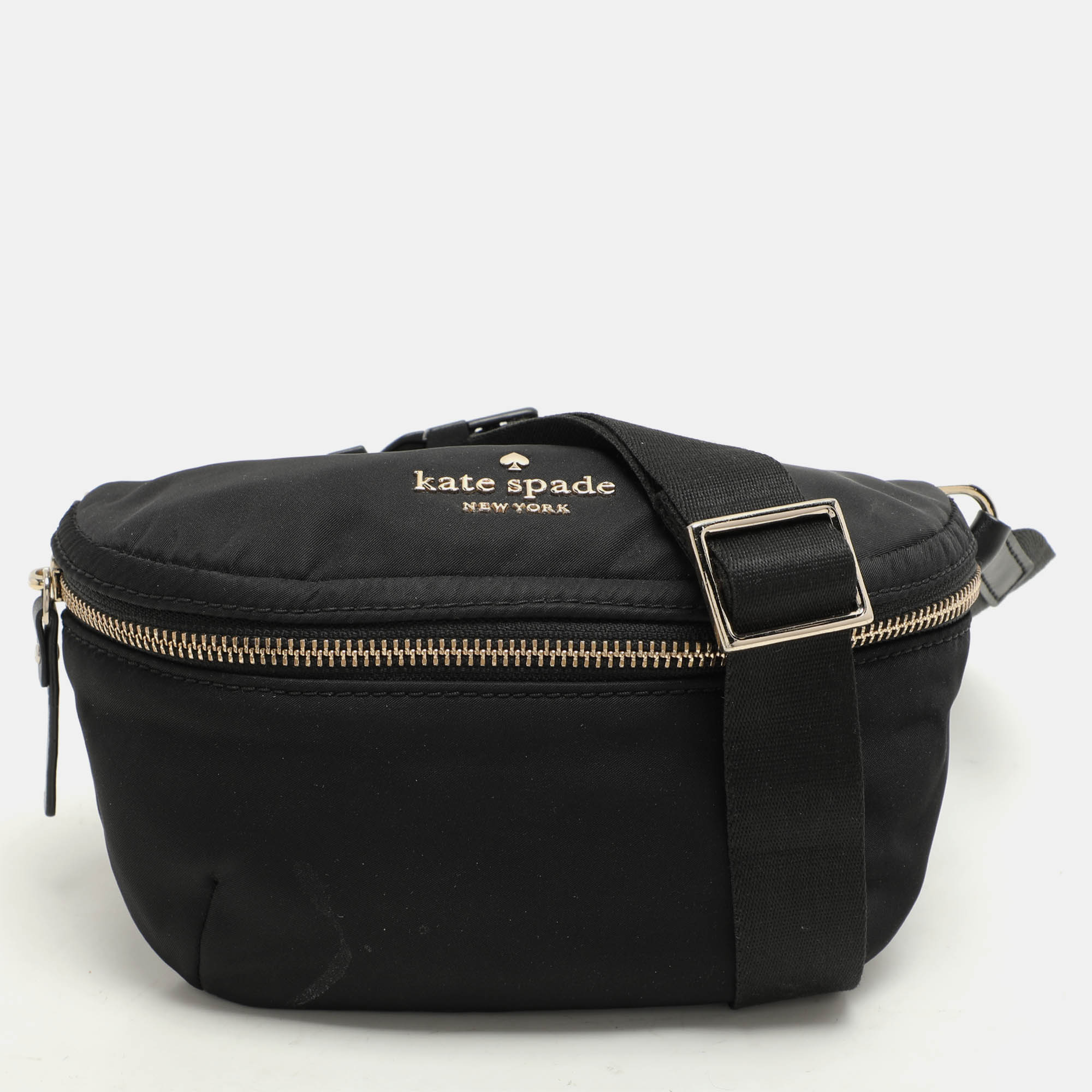 

Kate Spade Black Satin Belt Bag