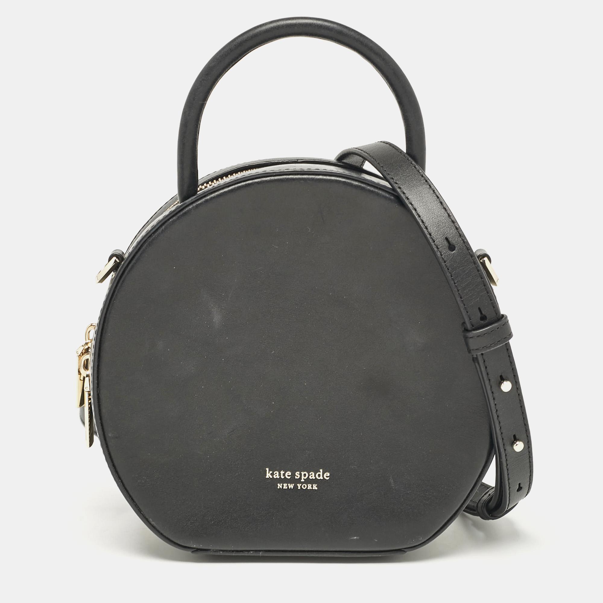 

Kate Spade Black Leather Small Andi Canteen Shoulder Bag