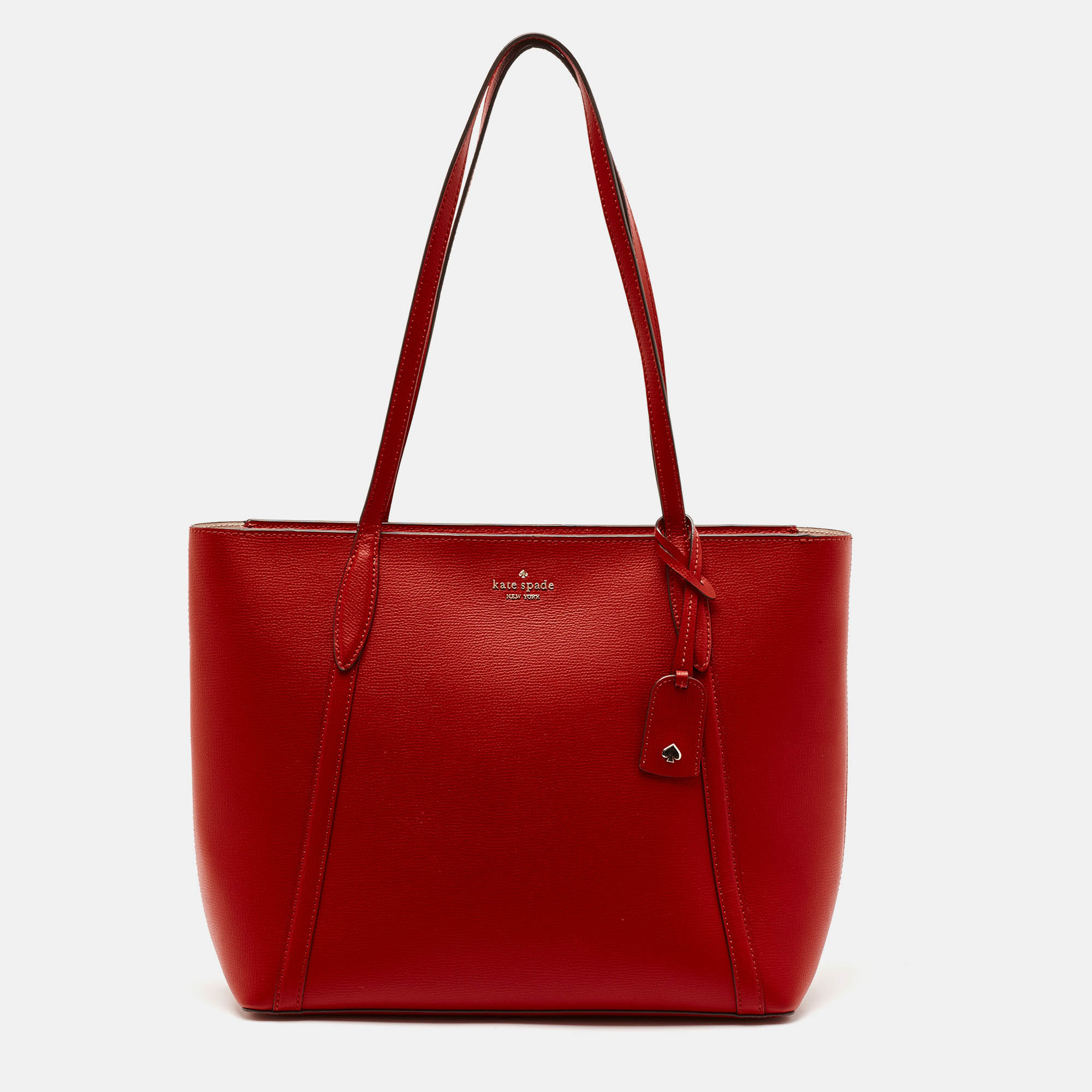 

Kate Spade Red Leather Cara Tote