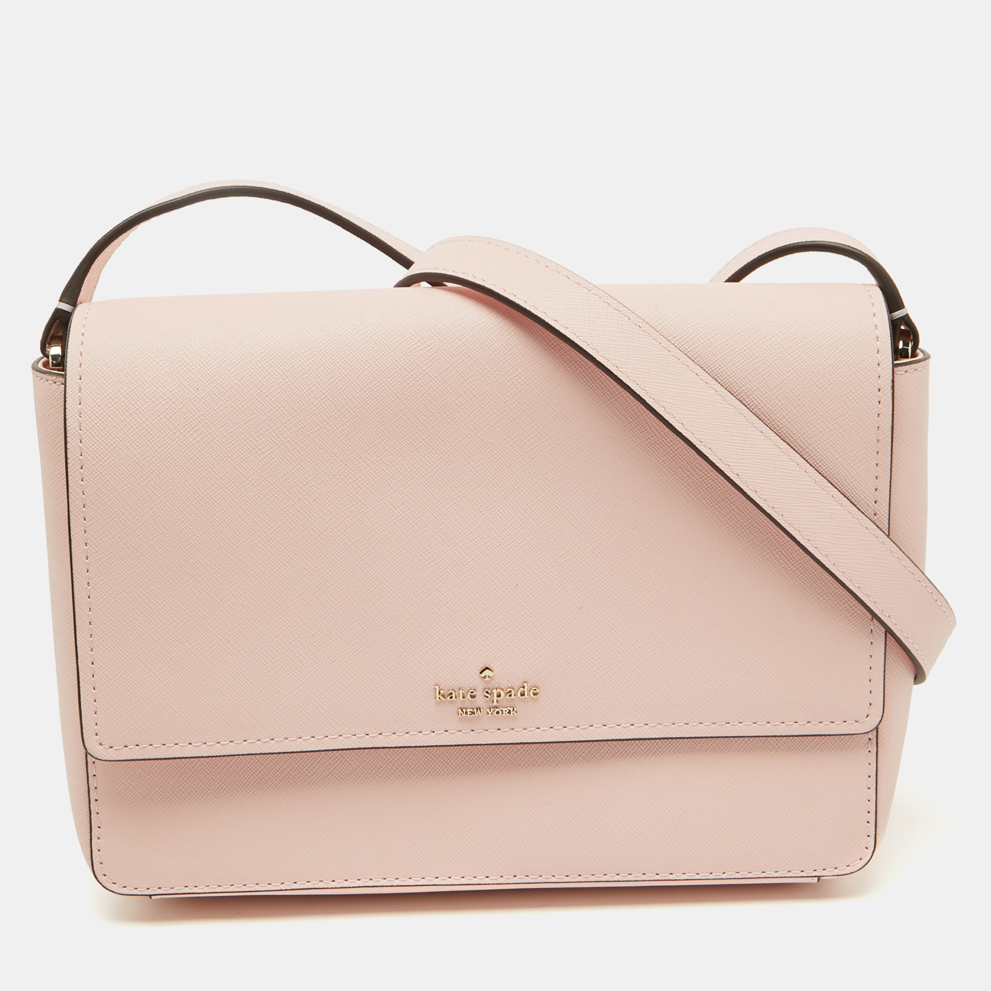 

Kate Spade Light Pink Saffiano Leather Cove Street Dody Crossbody Bag