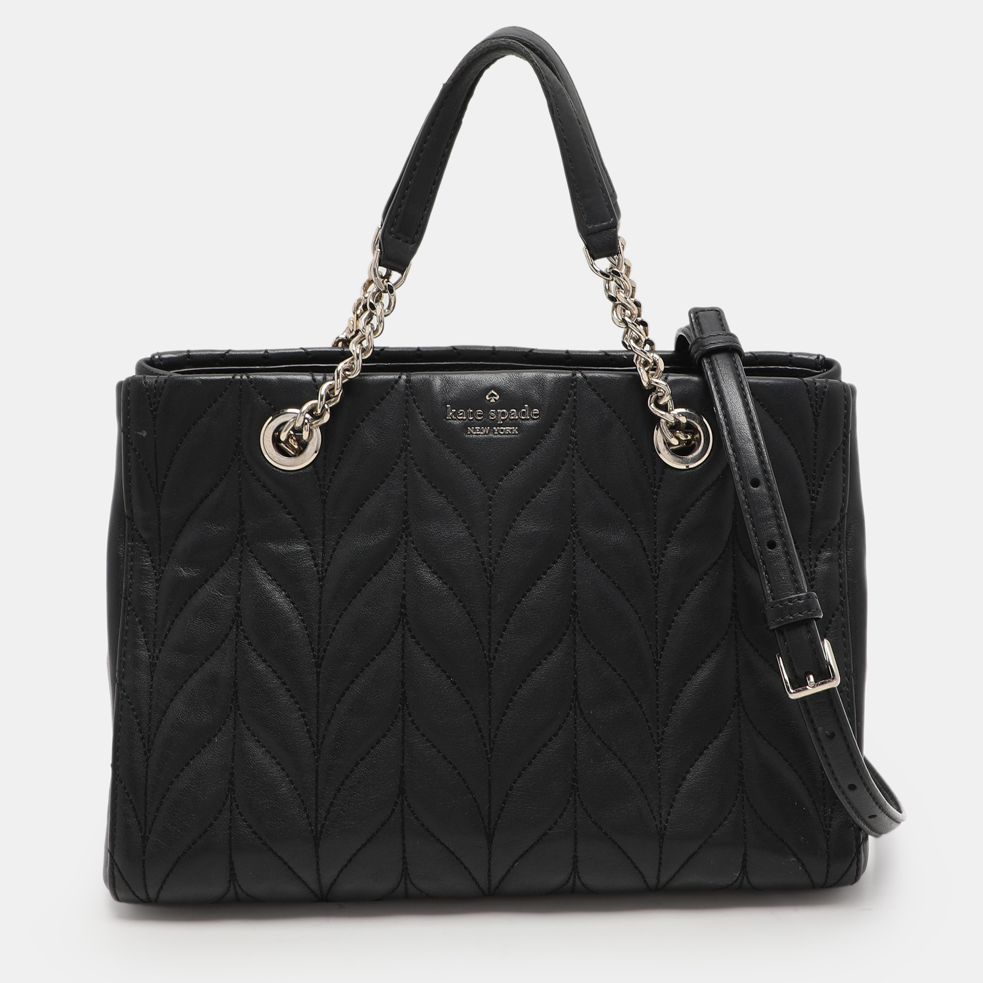 

Kate Spade Black Quilted Leather Briar Lane Tote