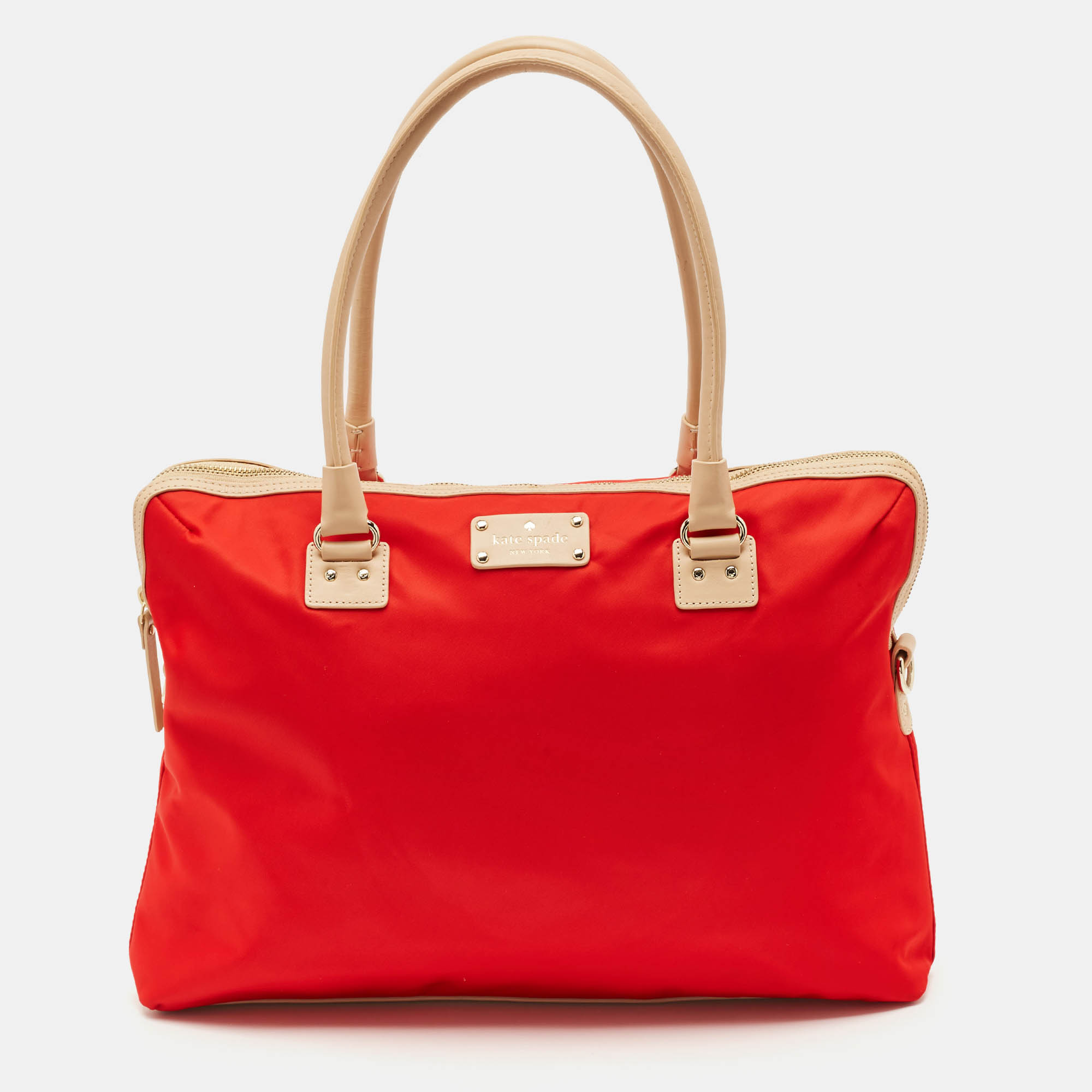 

Kate Spade Red Nylon Kennedy Park Calista Laptop Bag