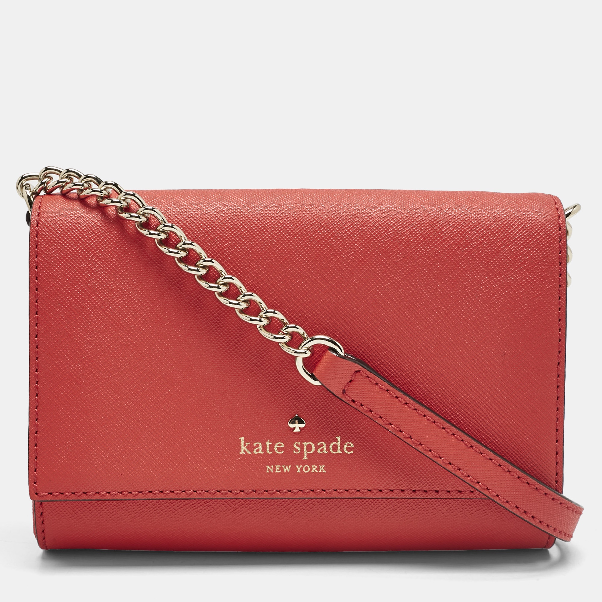 

Kate Spade Red Leather Cedar Street Cami Crossbody Bag