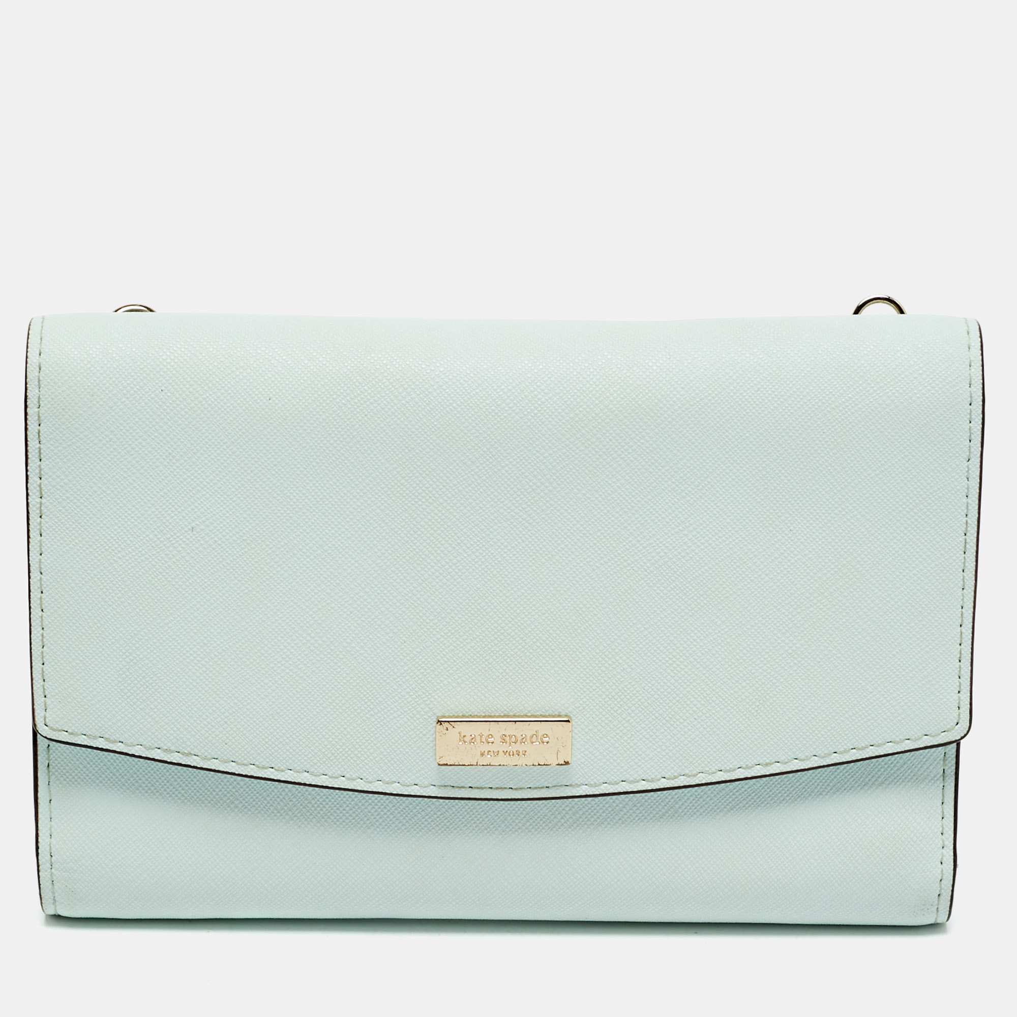 

Kate Spade Light Blue Leather Laurel Way Winni Crossbody Bag