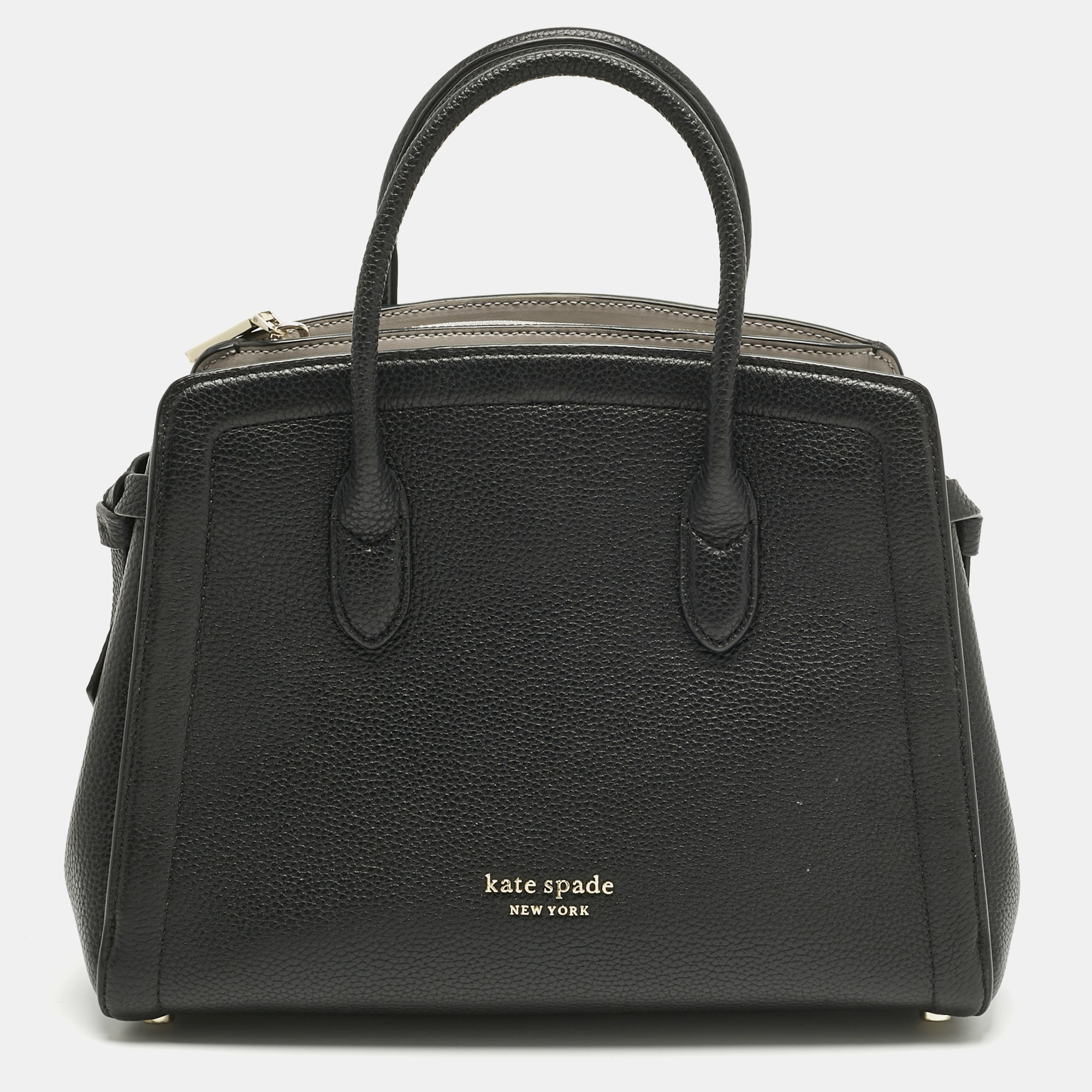 

Kate Spade Black Leather Knott Satchel