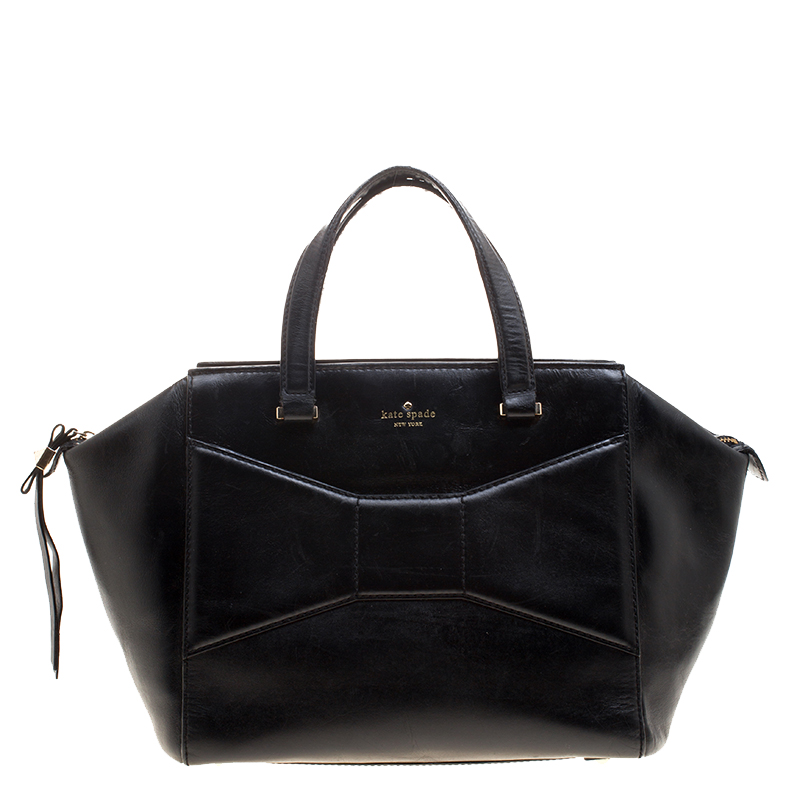 Kate Spade Black Leather Francisca Tote Kate Spade | The Luxury Closet