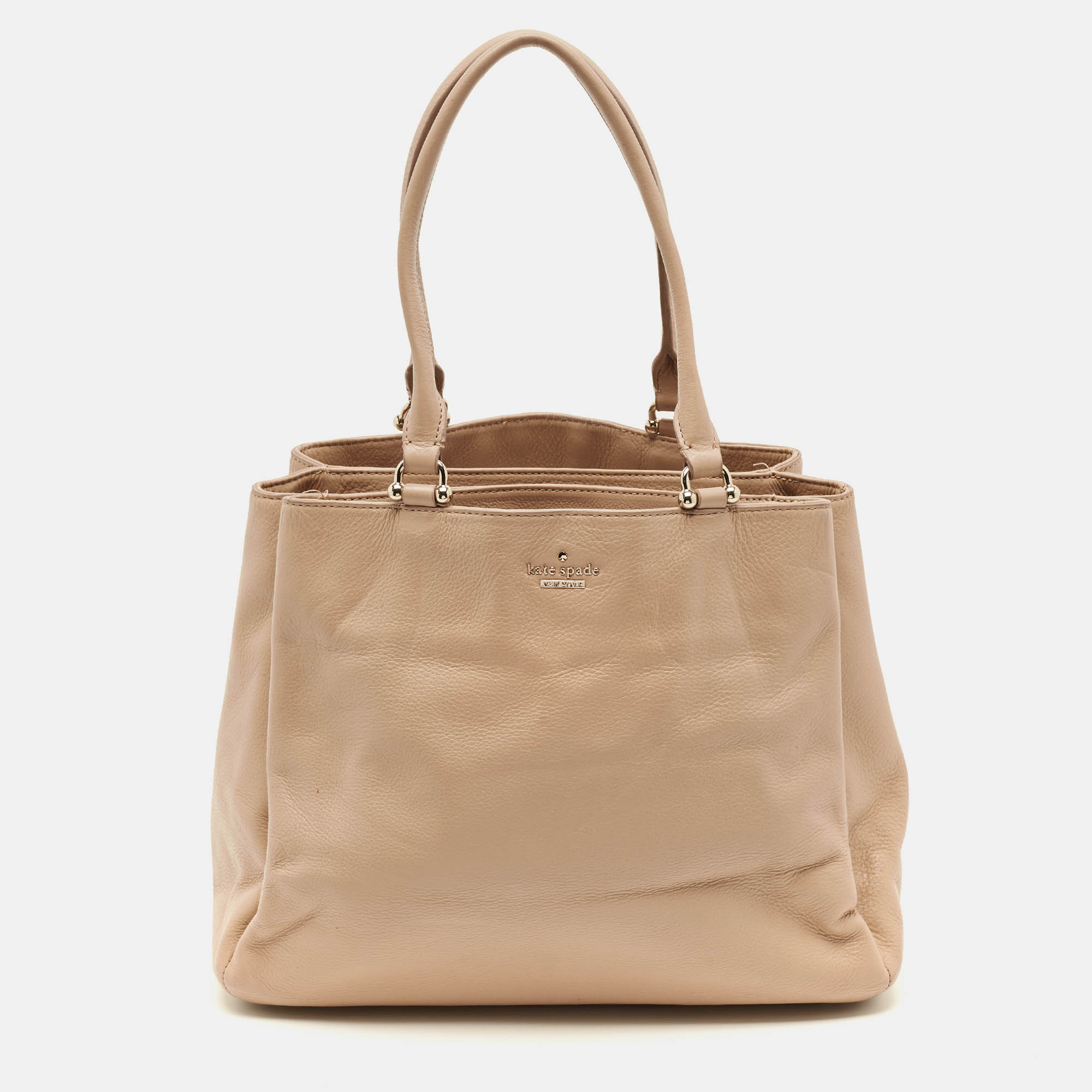 

Kate Spade Lombard Street Neve Peach Leather Tote, Orange