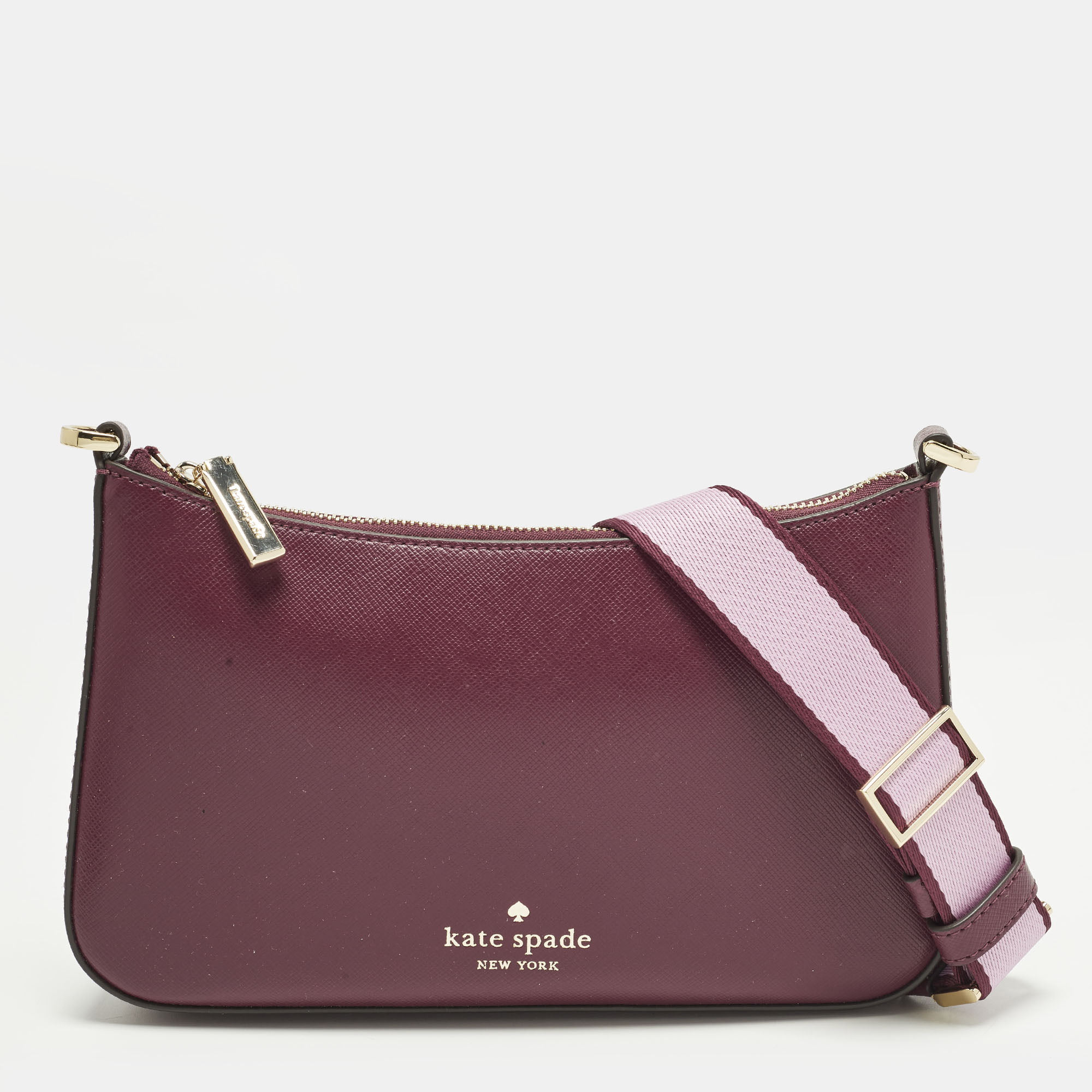 

Kate Spade Burgundy Leather Crossbody Bag