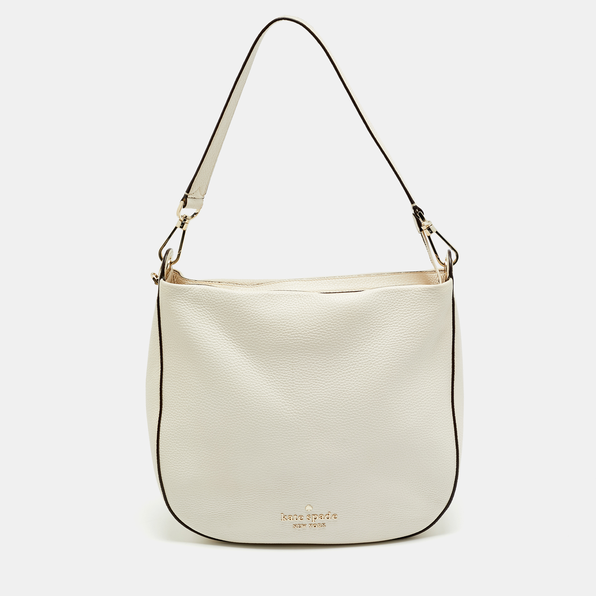 

Kate Spade Lexy Off White Leather Hobo