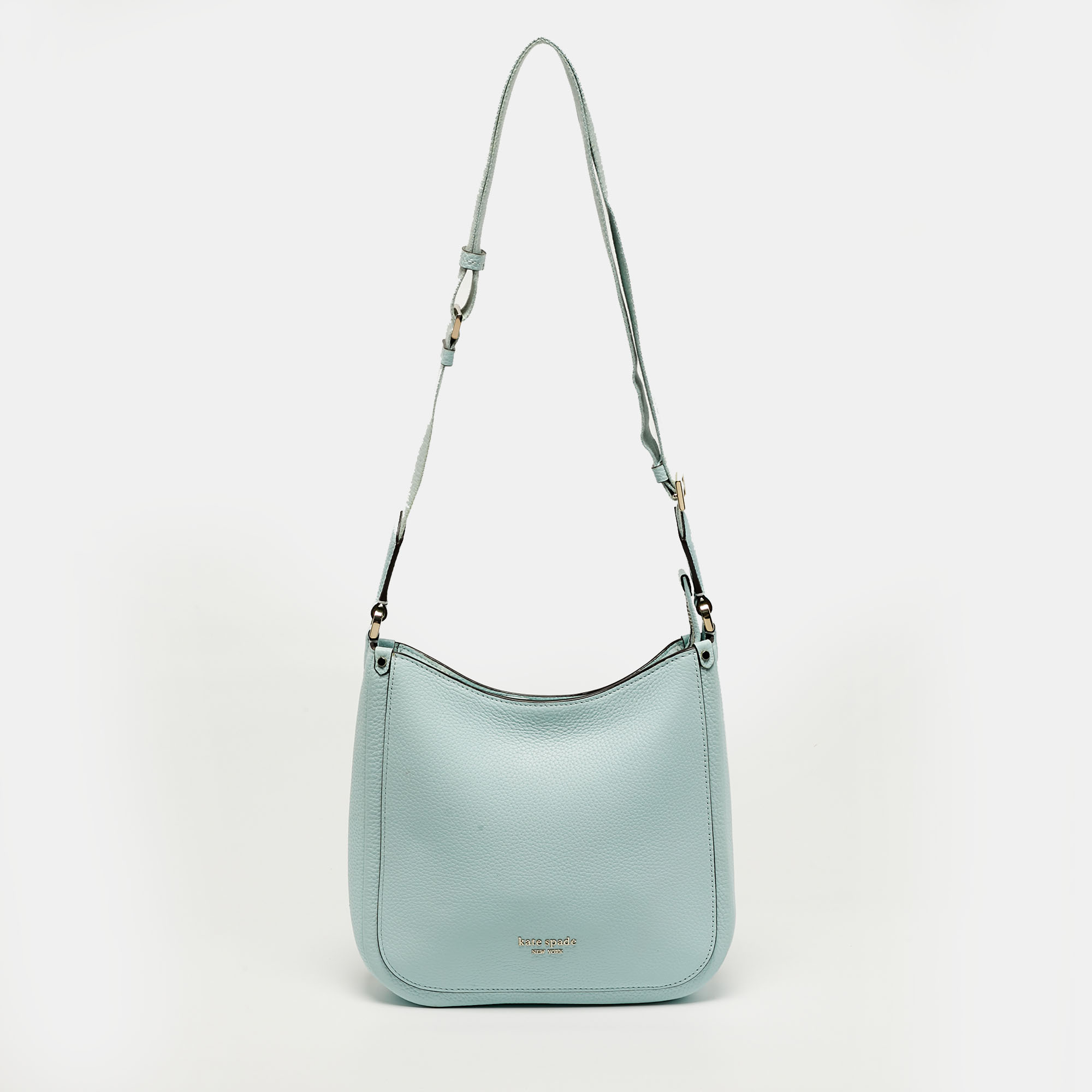 

Kate Spade Roulette  Light Green Leather Messenger Bag