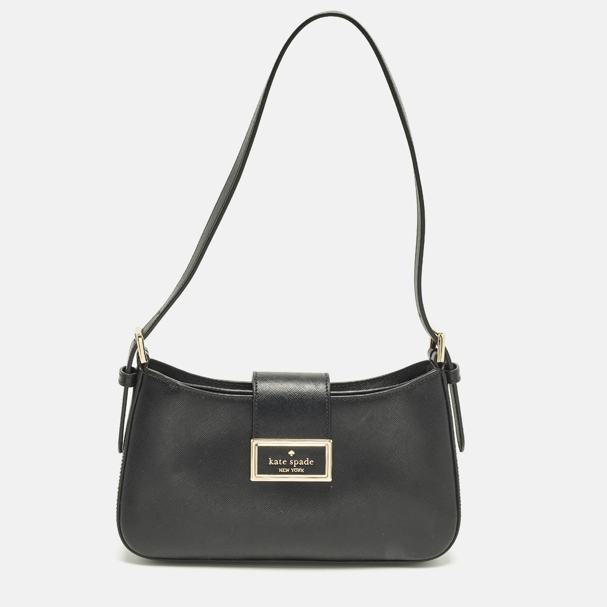 

Kate Spade Reegan  Black Leather Shoulder Bag