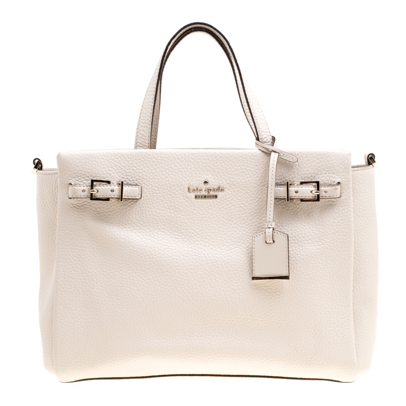 Kate Spade Off White Leather Top Handle Bag Kate Spade | TLC